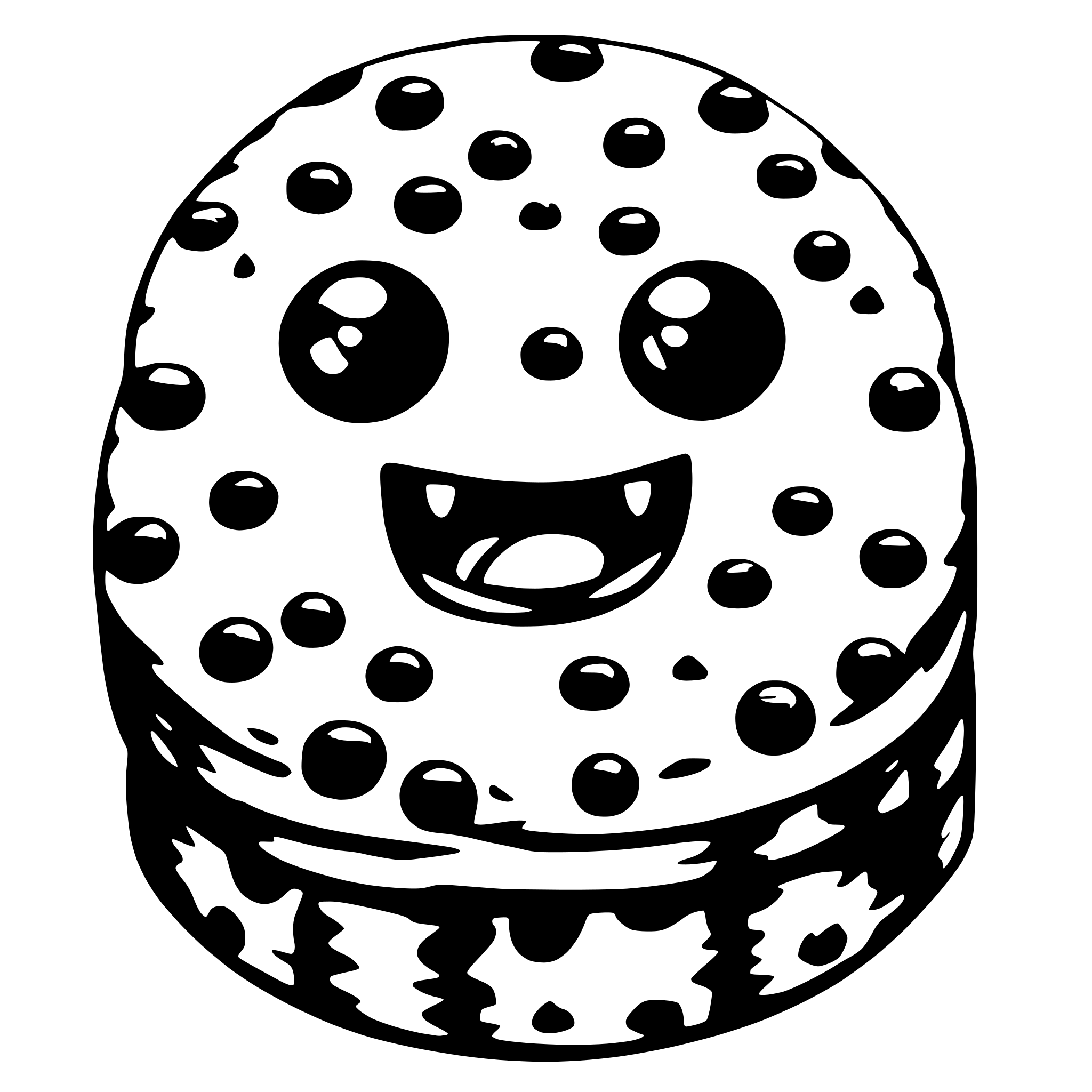 AI-generated SVG of a Generate a sweet biscuit with chocolate chips and big eyes that has already been bitten into on the side