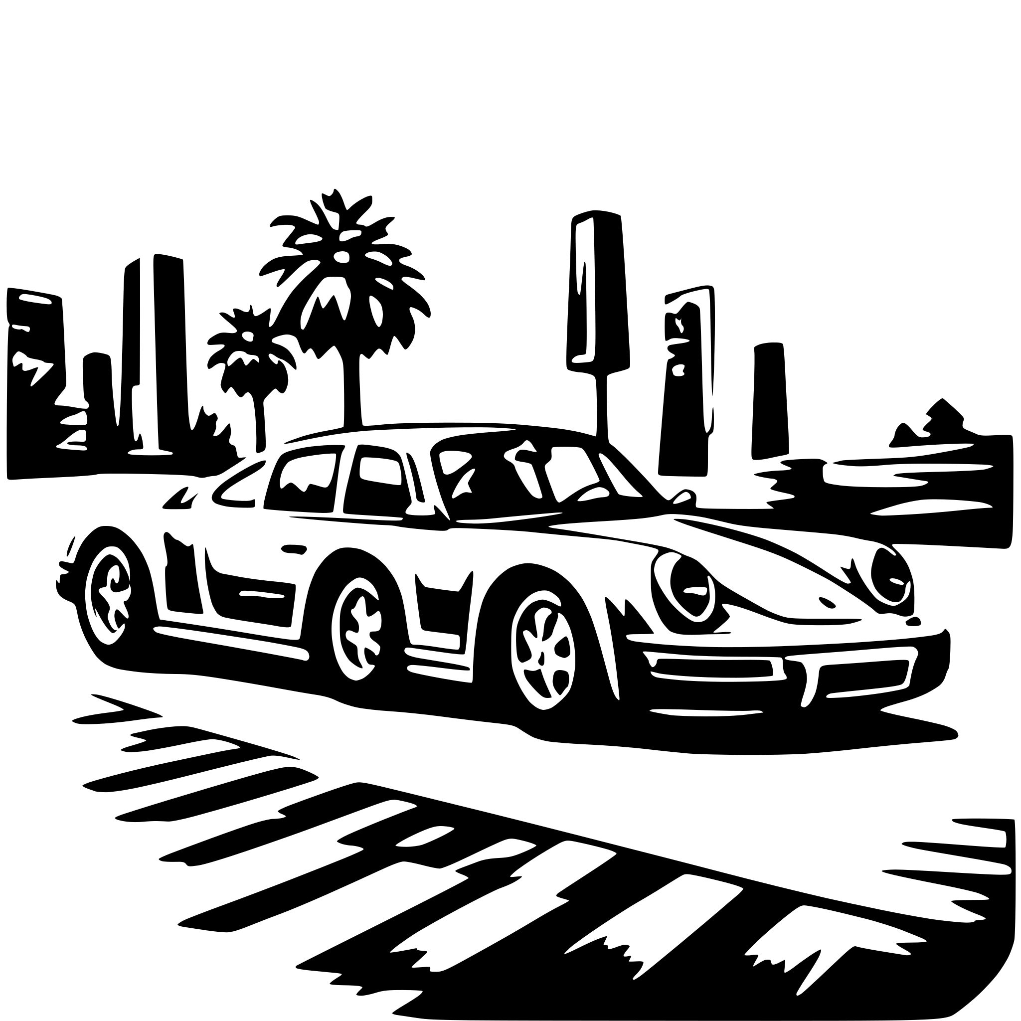 AI-generated SVG of a No Risk No Porsche