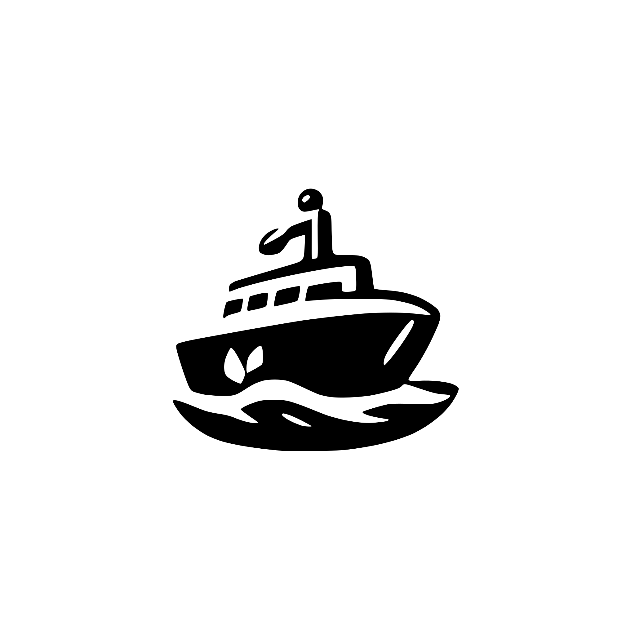 AI-generated SVG of a sea boat icon