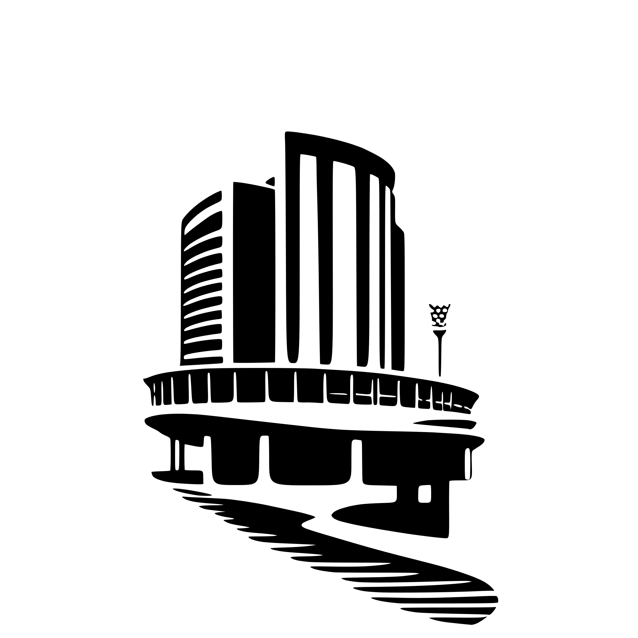 AI-generated SVG of a Trybuny stadionu Camp Nou