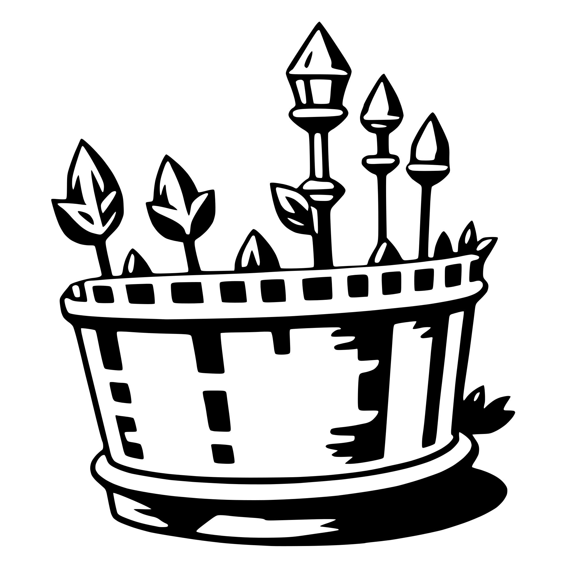 AI-generated SVG of a coronet