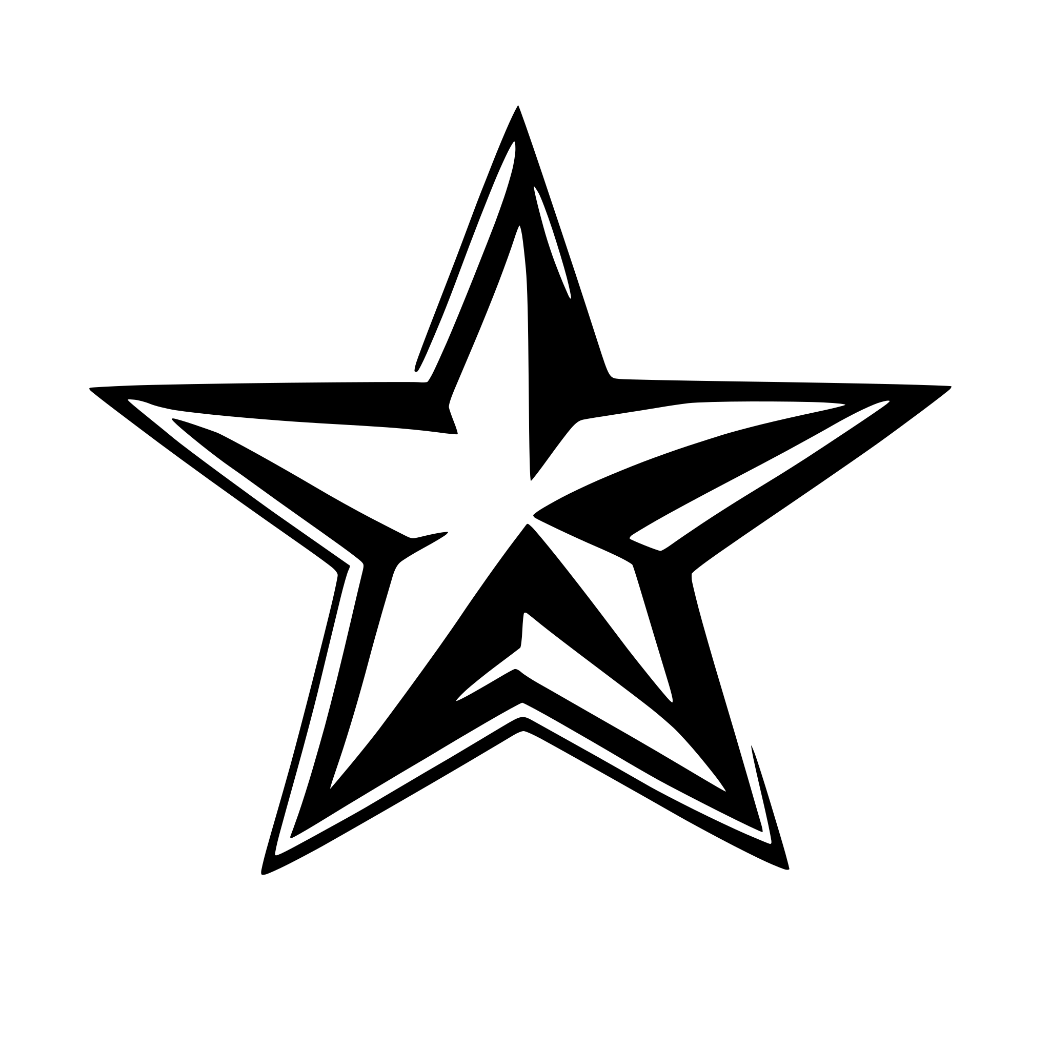 AI-generated SVG of a a star with seven points