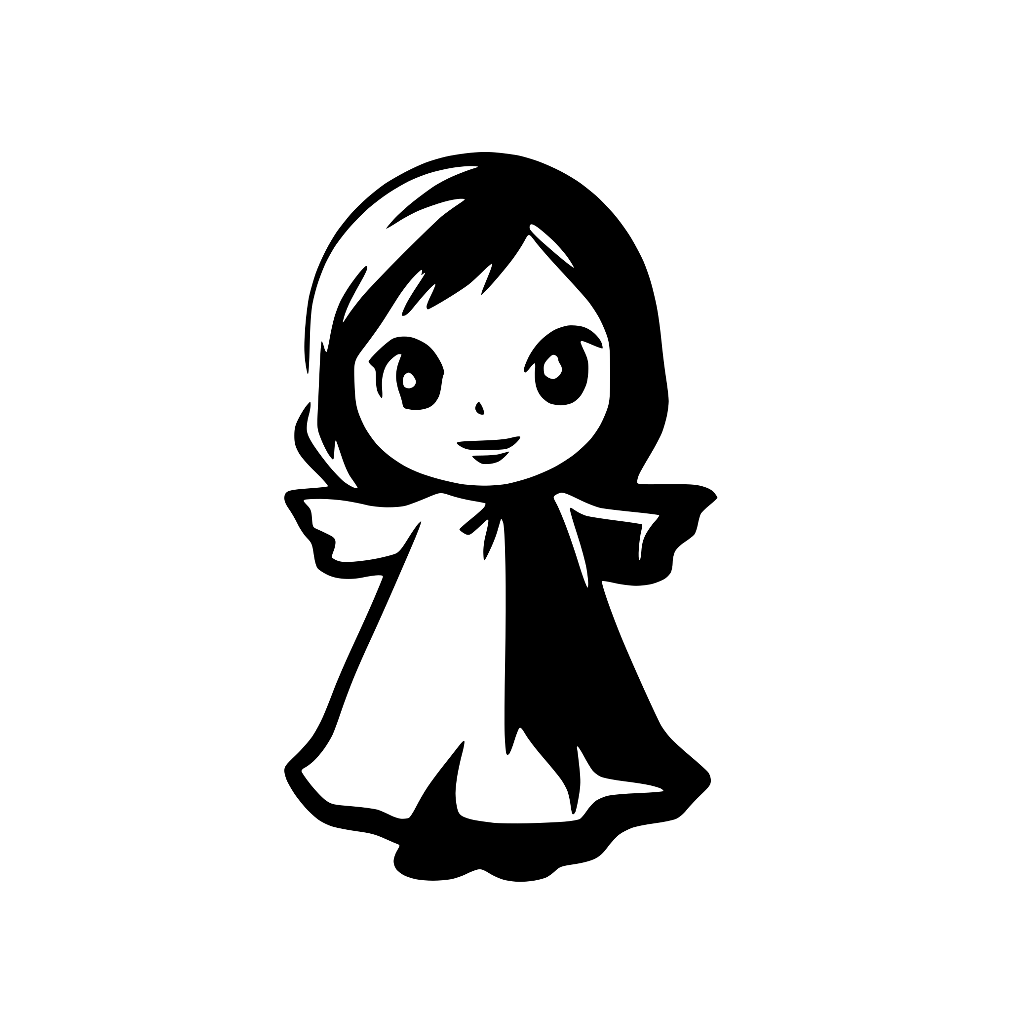 AI-generated SVG of a a litle ghost