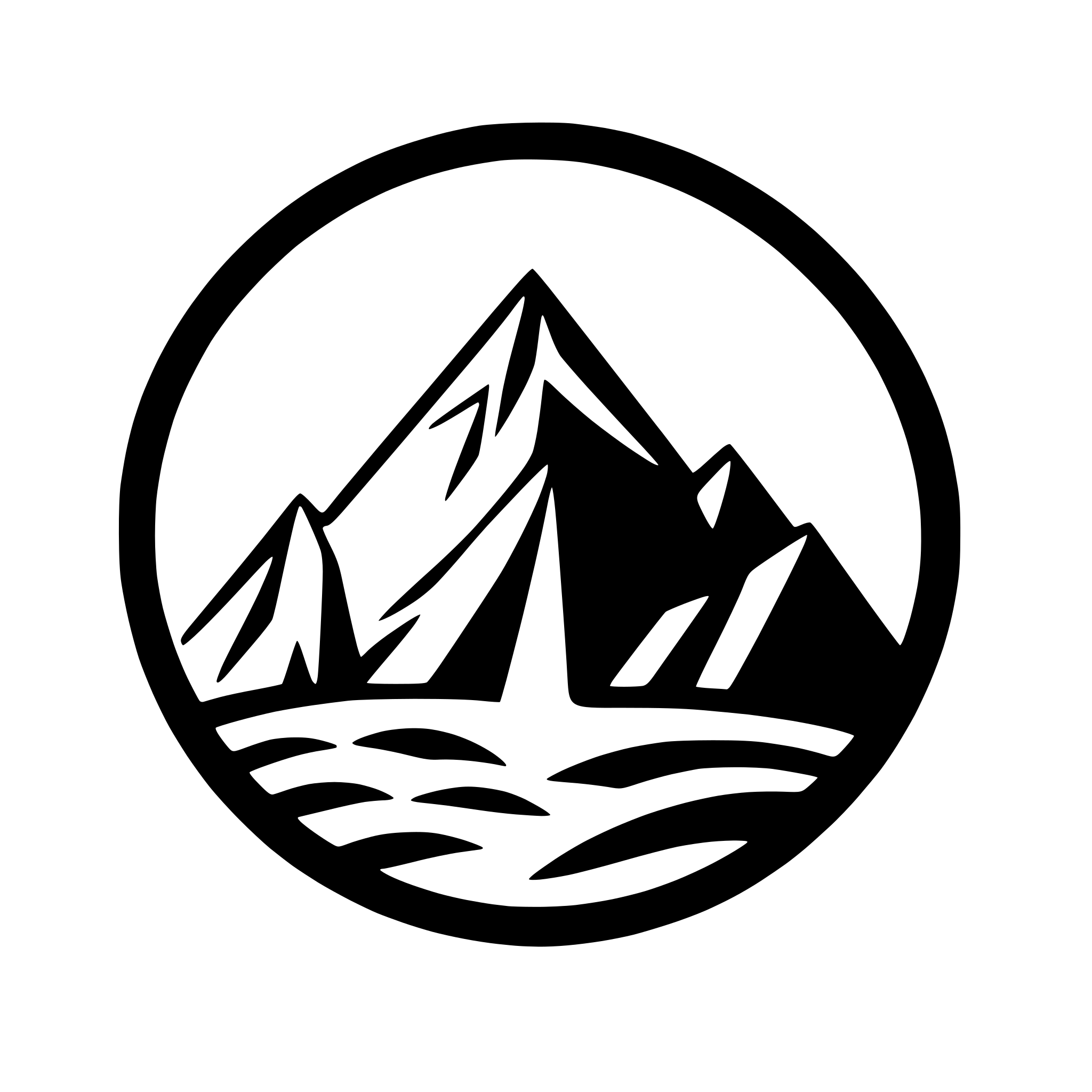 AI-generated SVG of 'geometric mountain with rising sun'