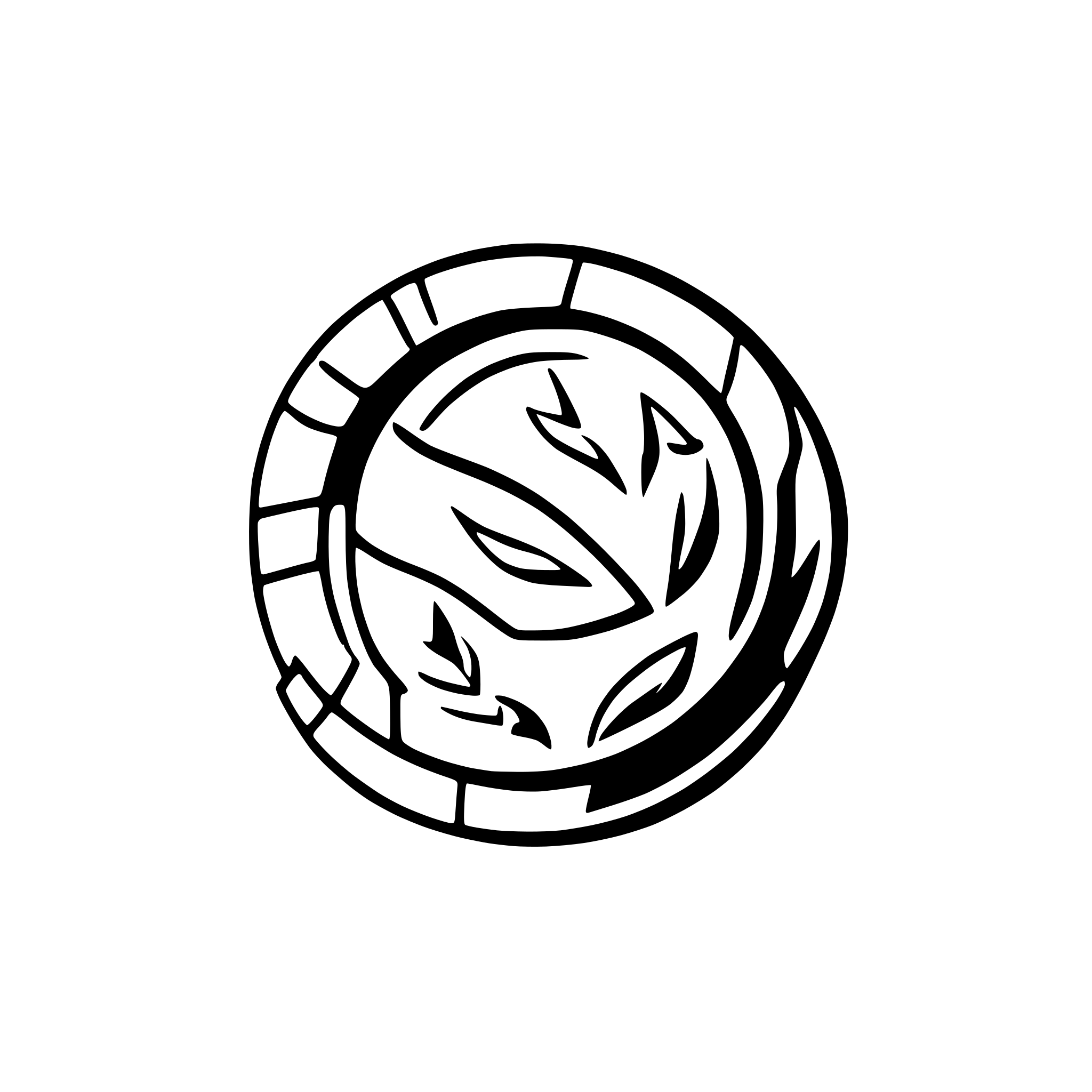 AI-generated SVG of a logo for an ai document chat query company called doc query.