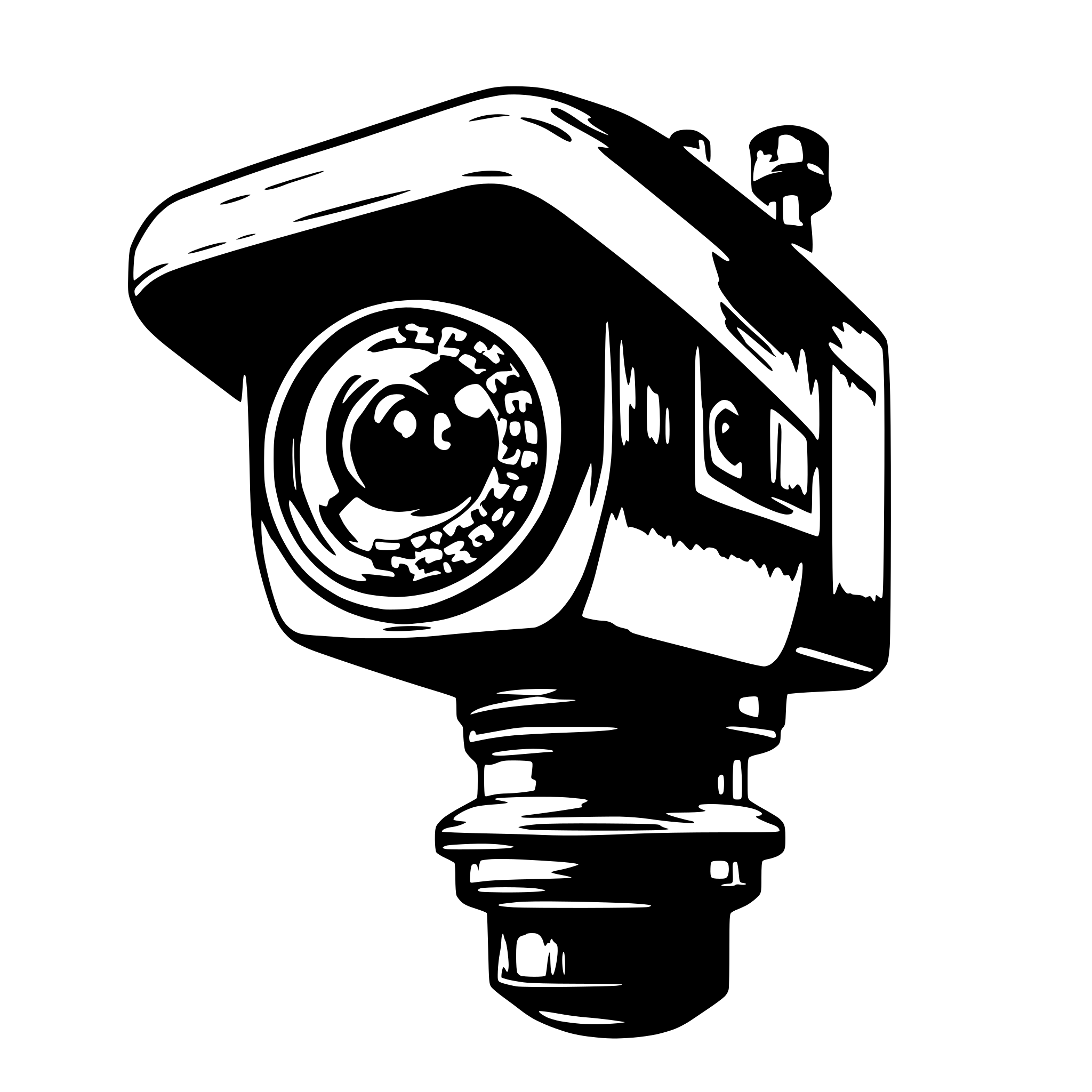 AI-generated SVG of 'video surveillance camera'
