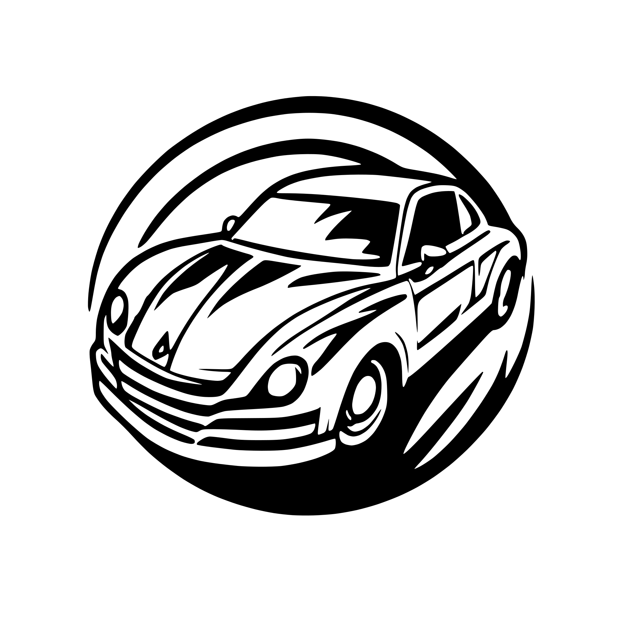 AI-generated SVG of a car