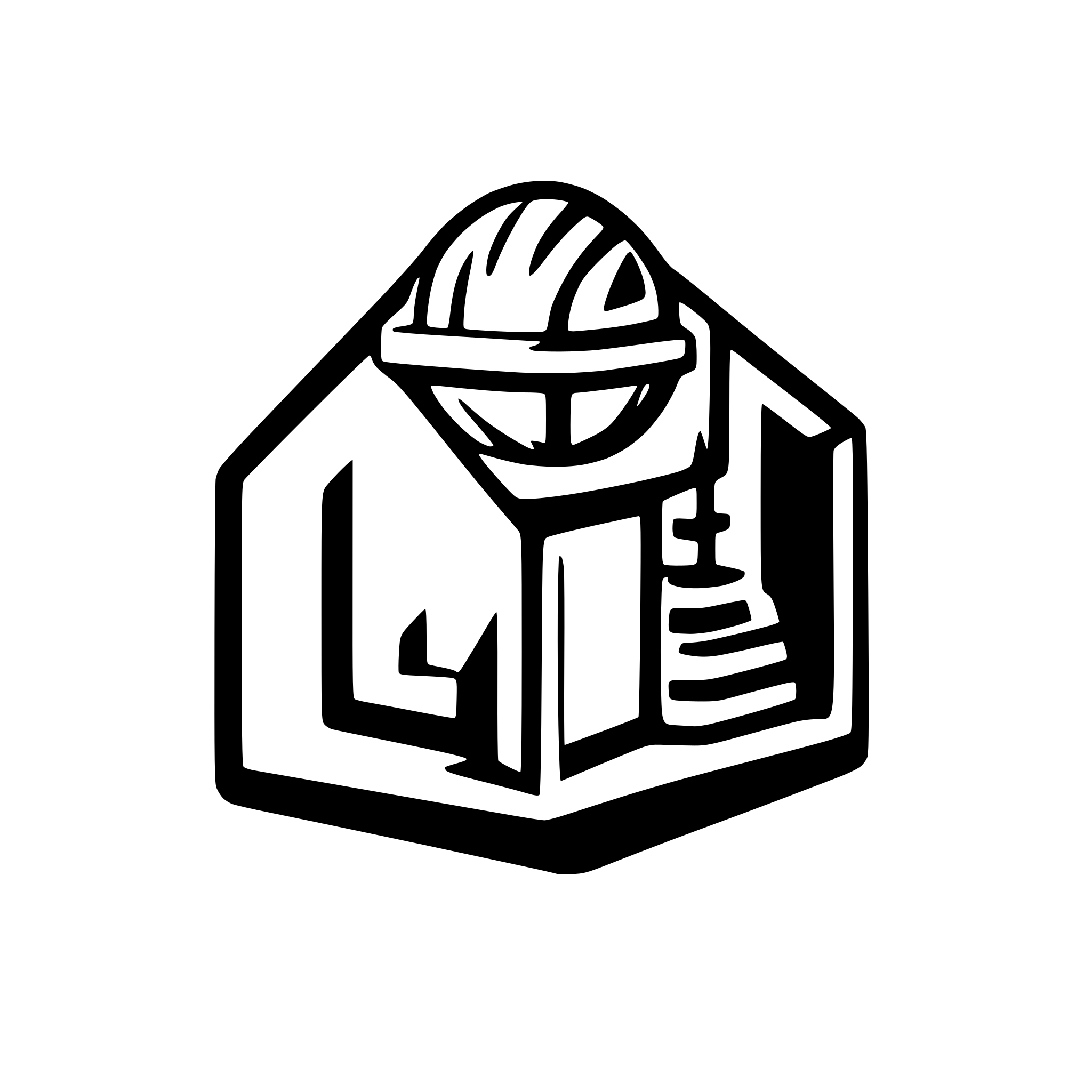 AI-generated SVG of a logo of surveing and engineering company GeoMetric simplistic
