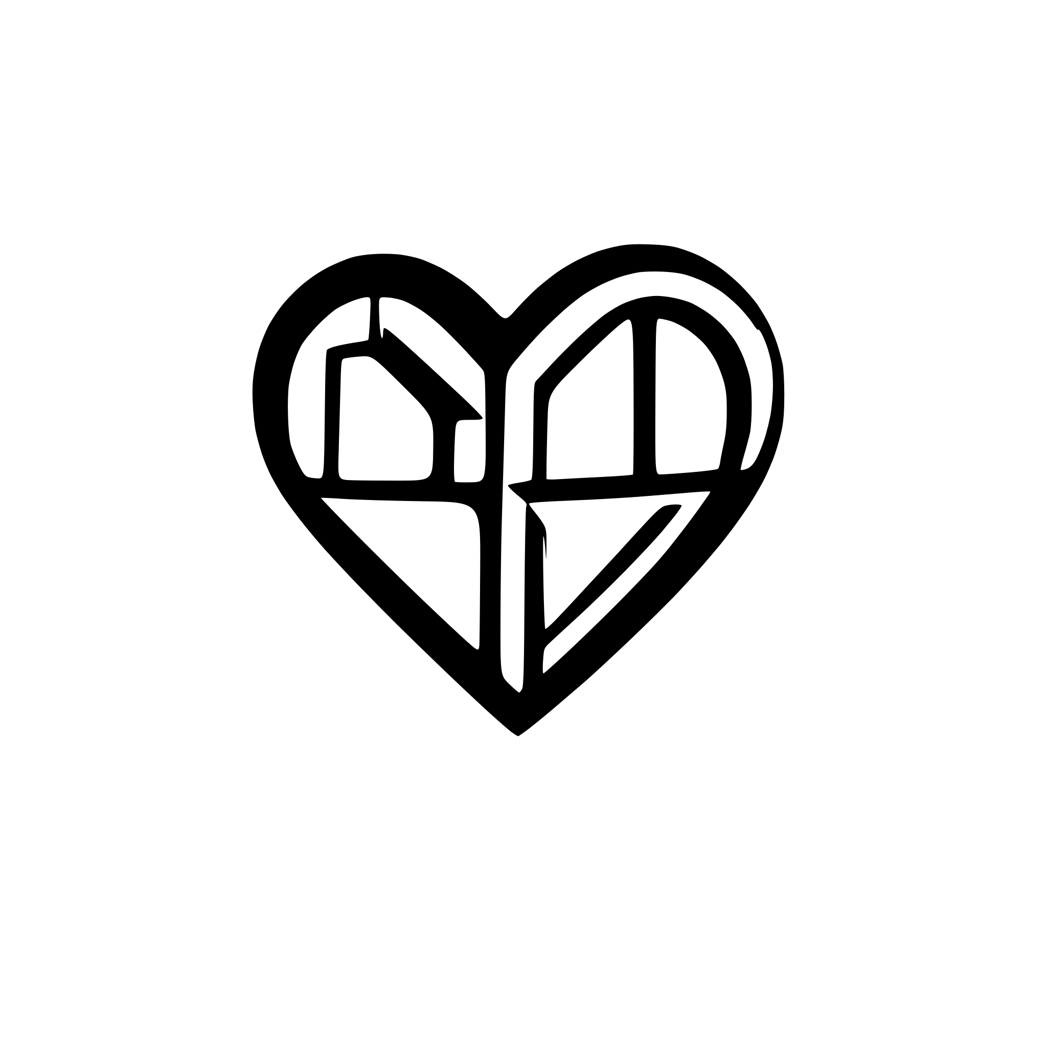 AI-generated SVG of a flat broken heart through the middle with stitches connecting the pieces