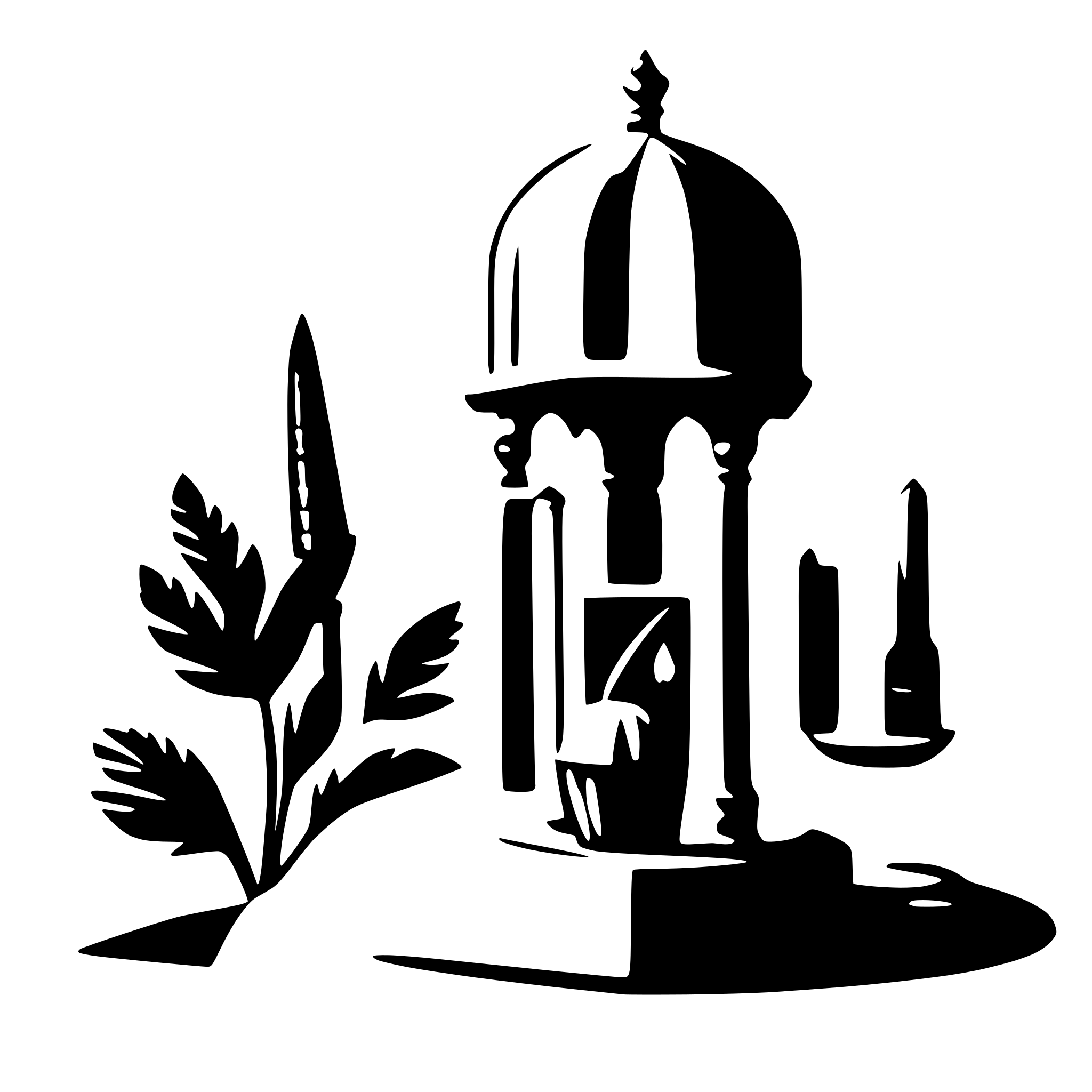 AI-generated SVG of 'احرف اللغة العربة'