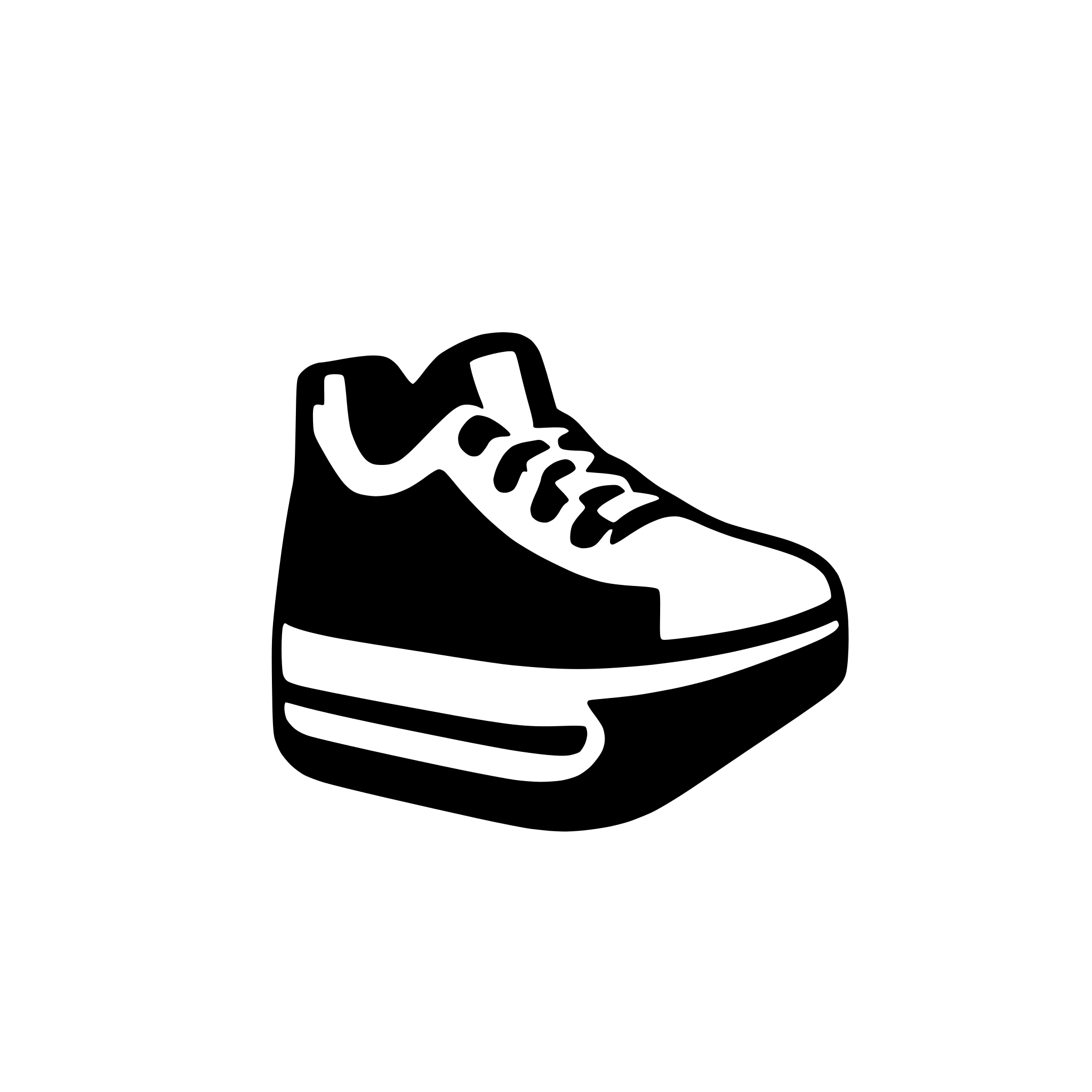 AI-generated SVG of 'turnschuh'