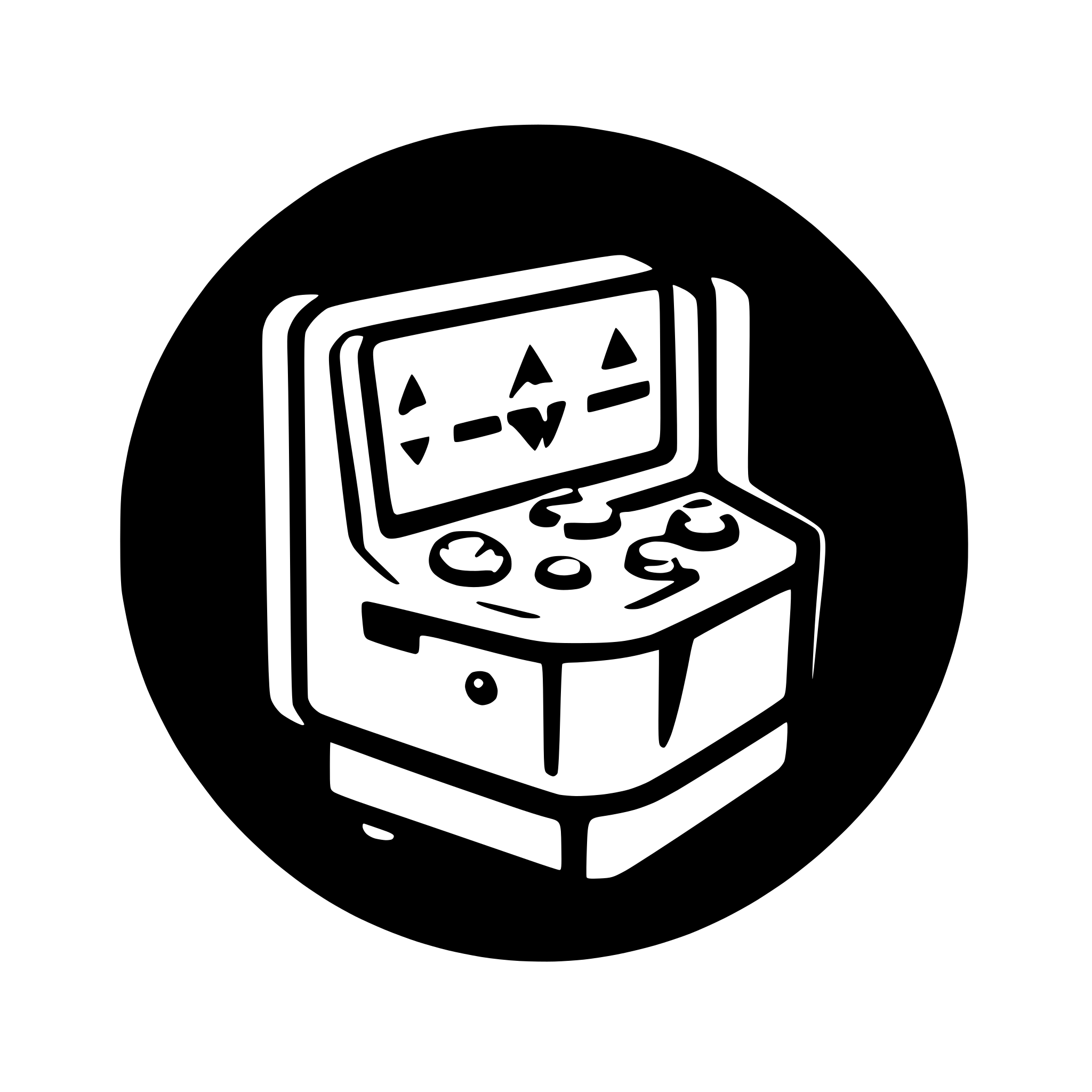 AI-generated SVG of 'a stylized cabinet retrogame icon'