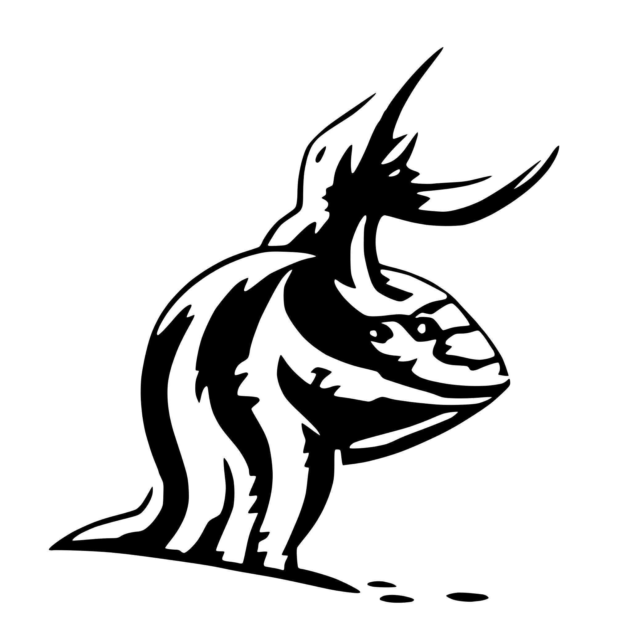 AI-generated SVG of a Air Dinosaur