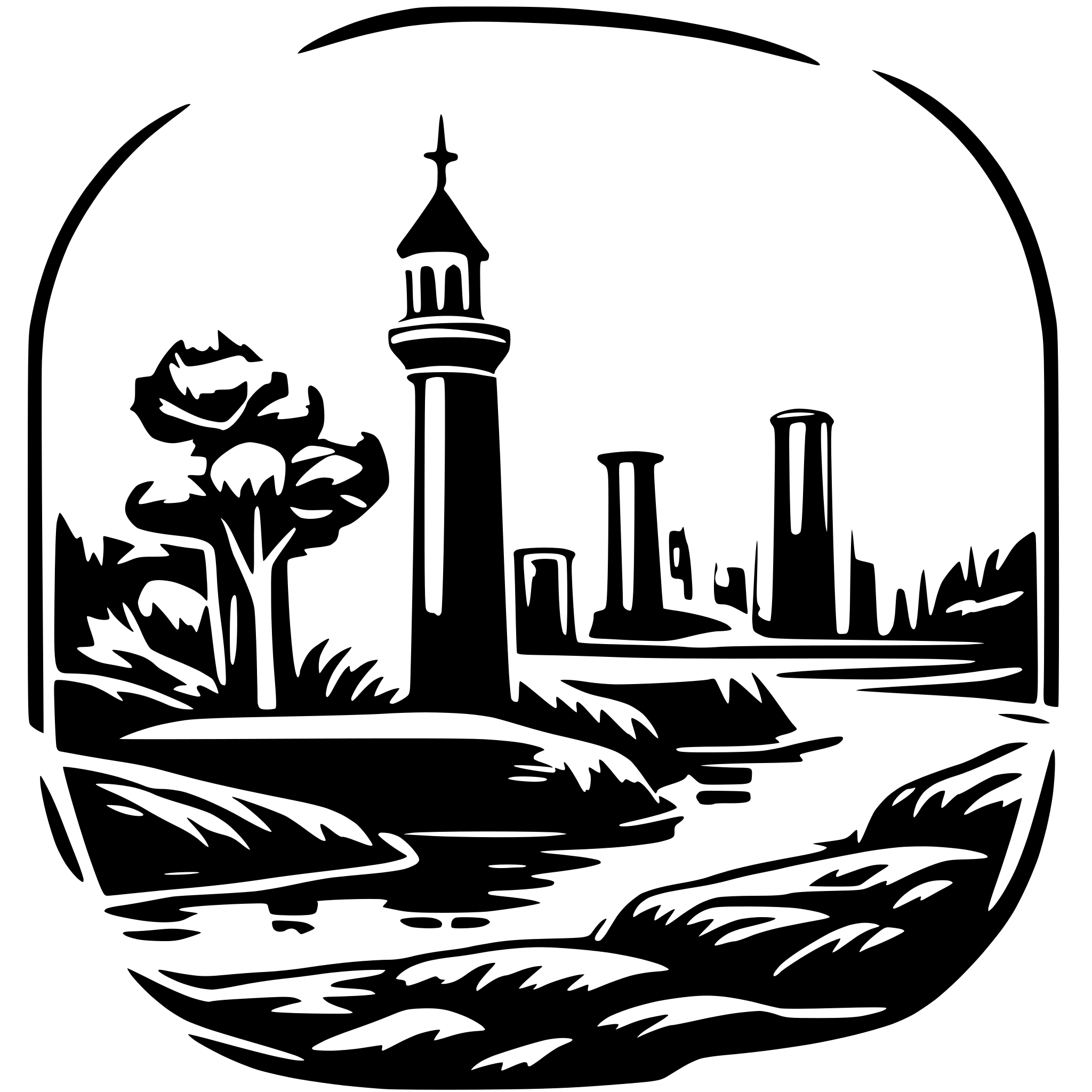 AI-generated SVG of 'ПЛАВНЫЕ ЛИНИИ ЛОГТИП АРХИТЕКТОРА'