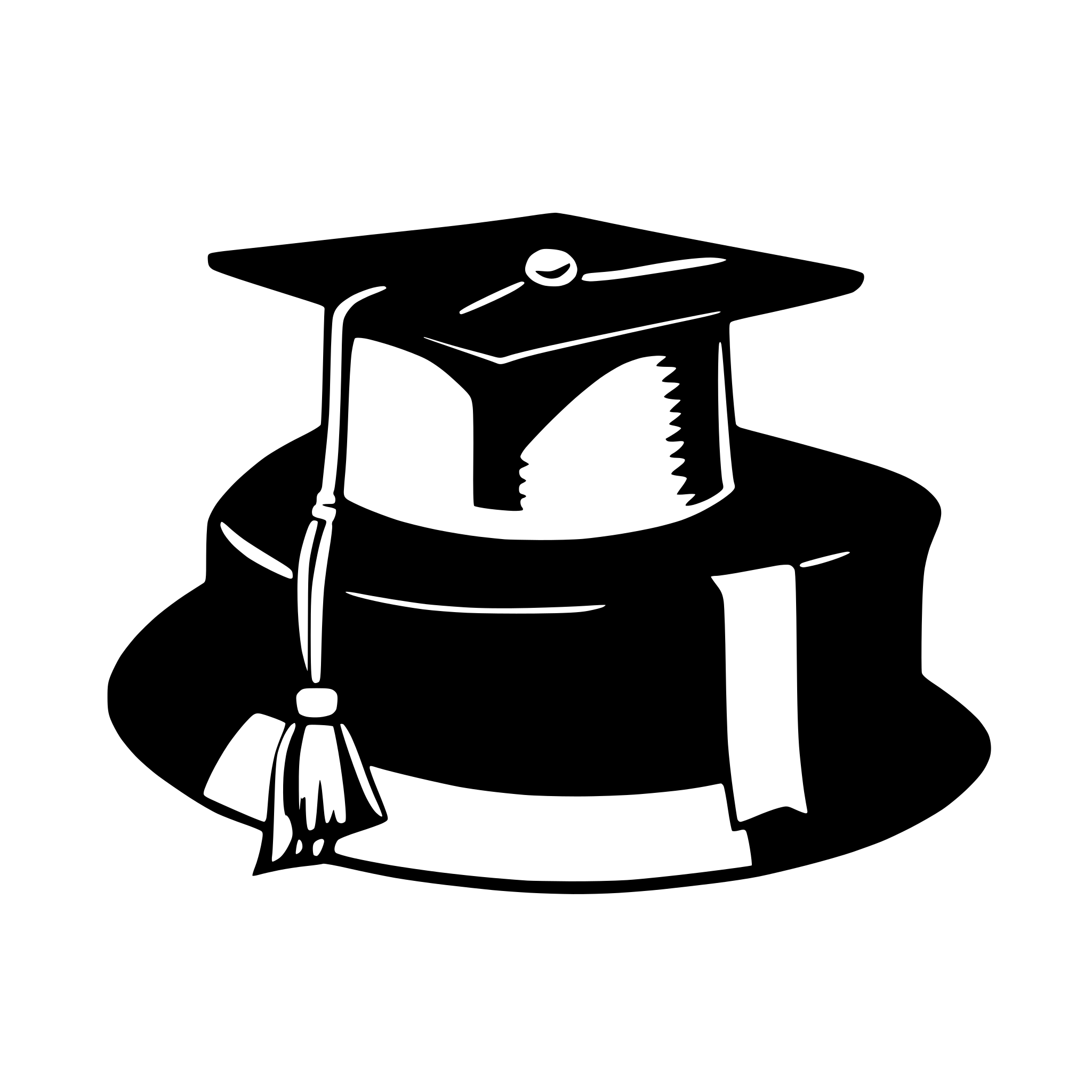 AI-generated SVG of a graduation cap