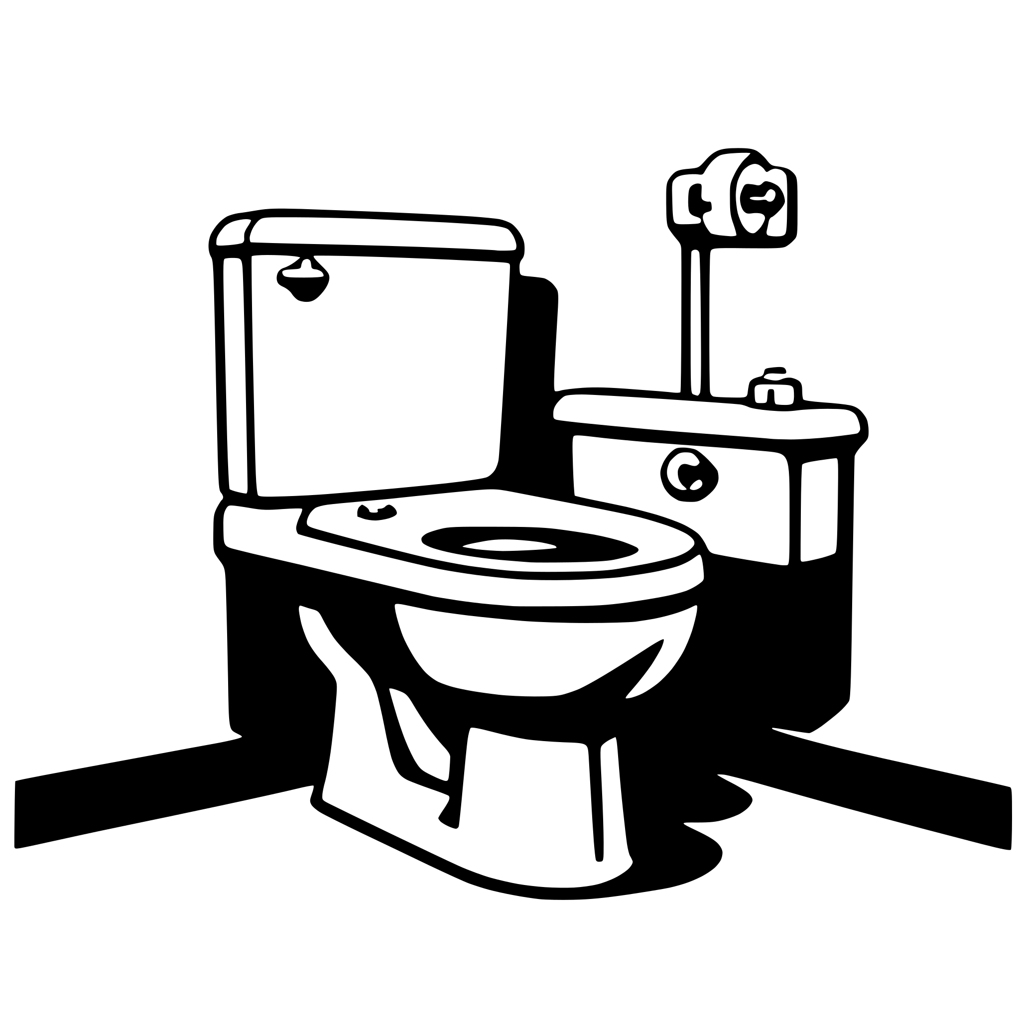 AI-generated SVG of 'toilet'