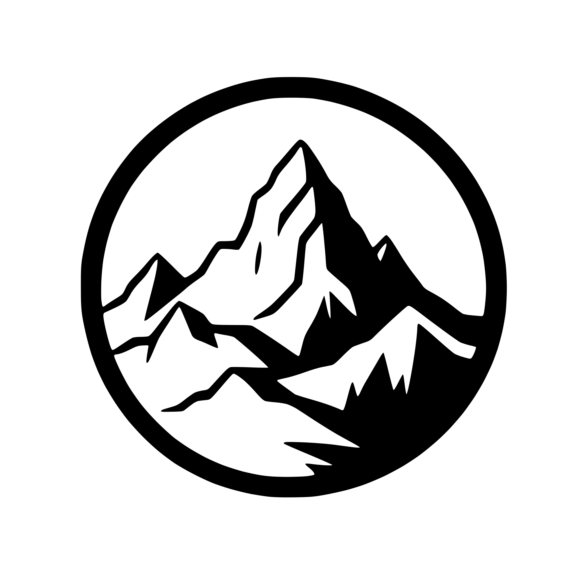 AI-generated SVG of 'abstract mountain range with peaks'