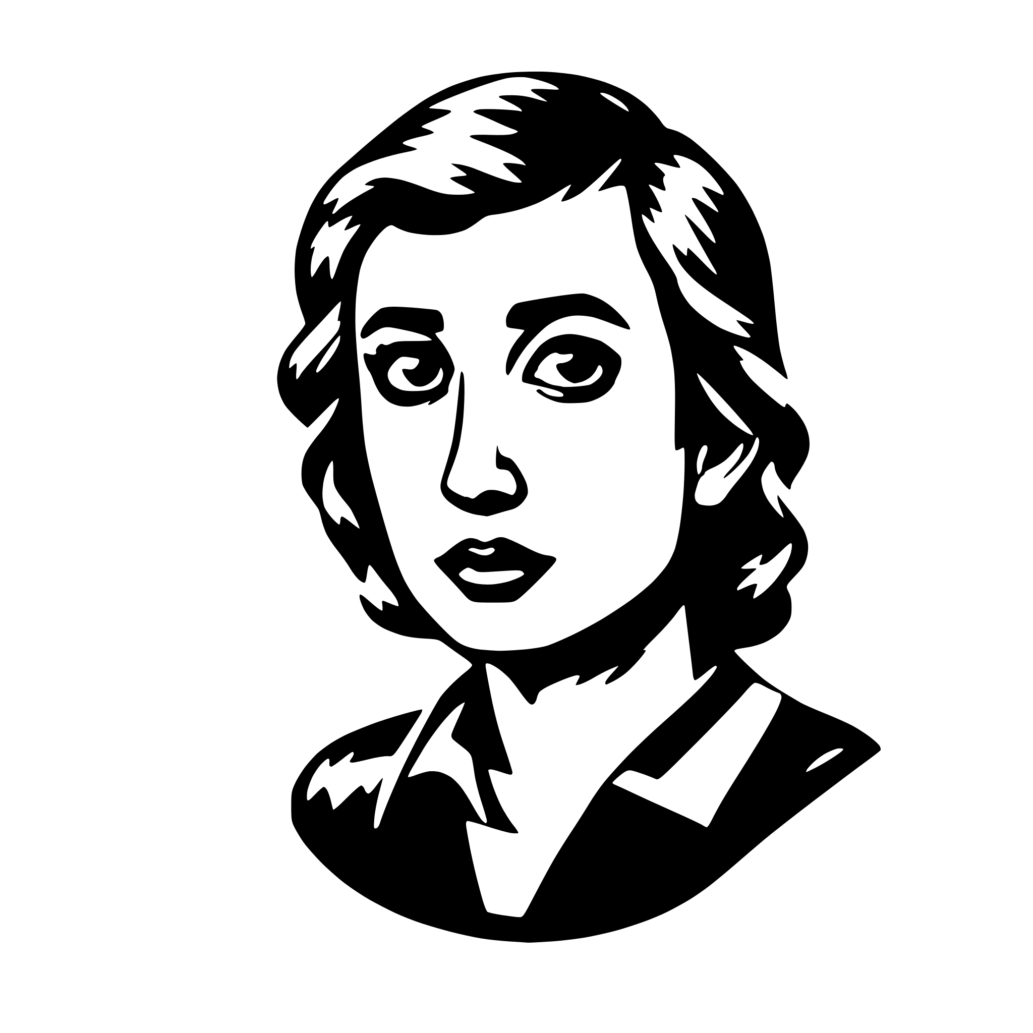 AI-generated SVG of a confused