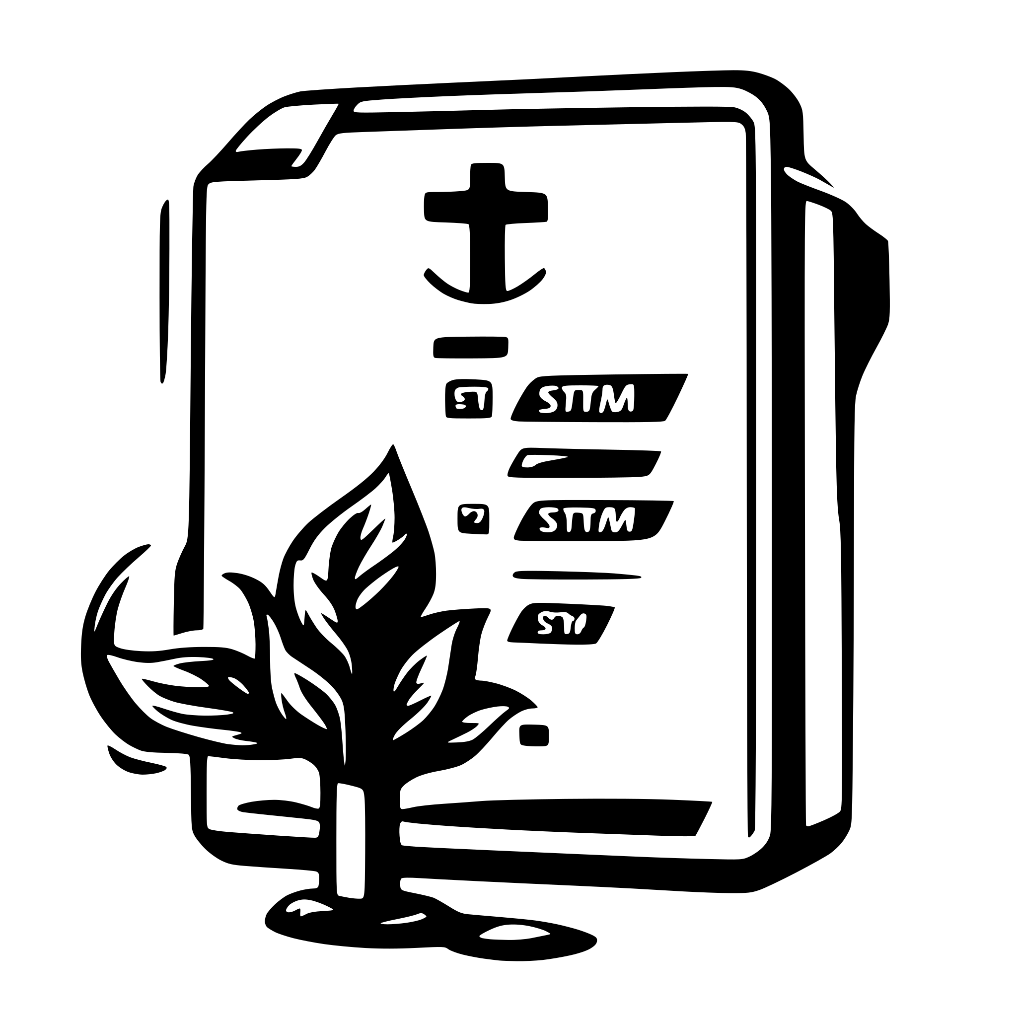 AI-generated SVG of a genarate a nice image design to the name STM meaning Simple Task Management