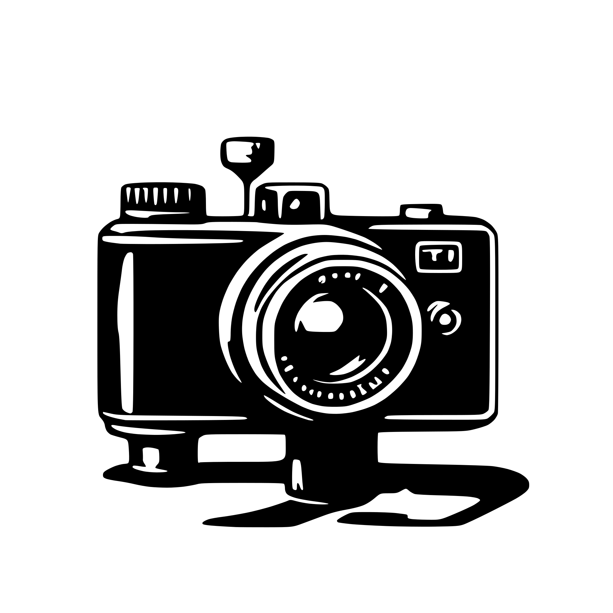 AI-generated SVG of a camera