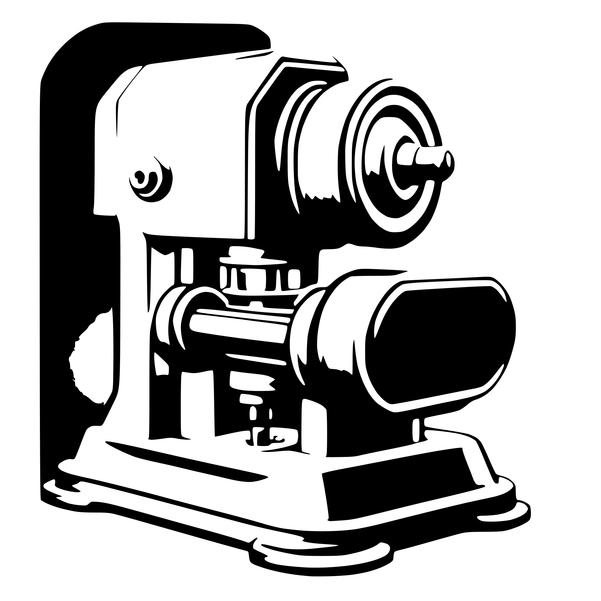 AI-generated SVG of 'manufacturing stamping press'