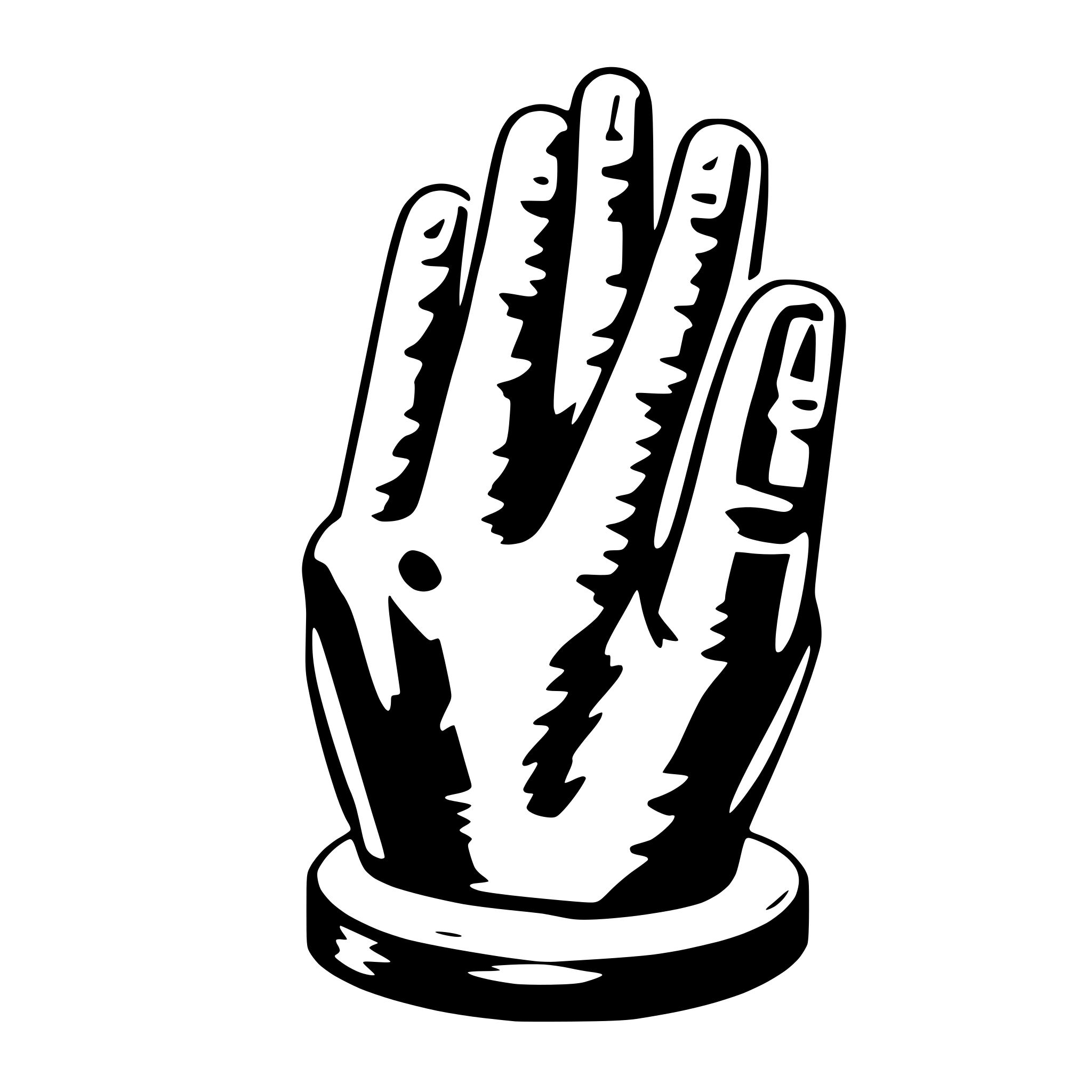 AI-generated SVG of 'finger nails disk display'