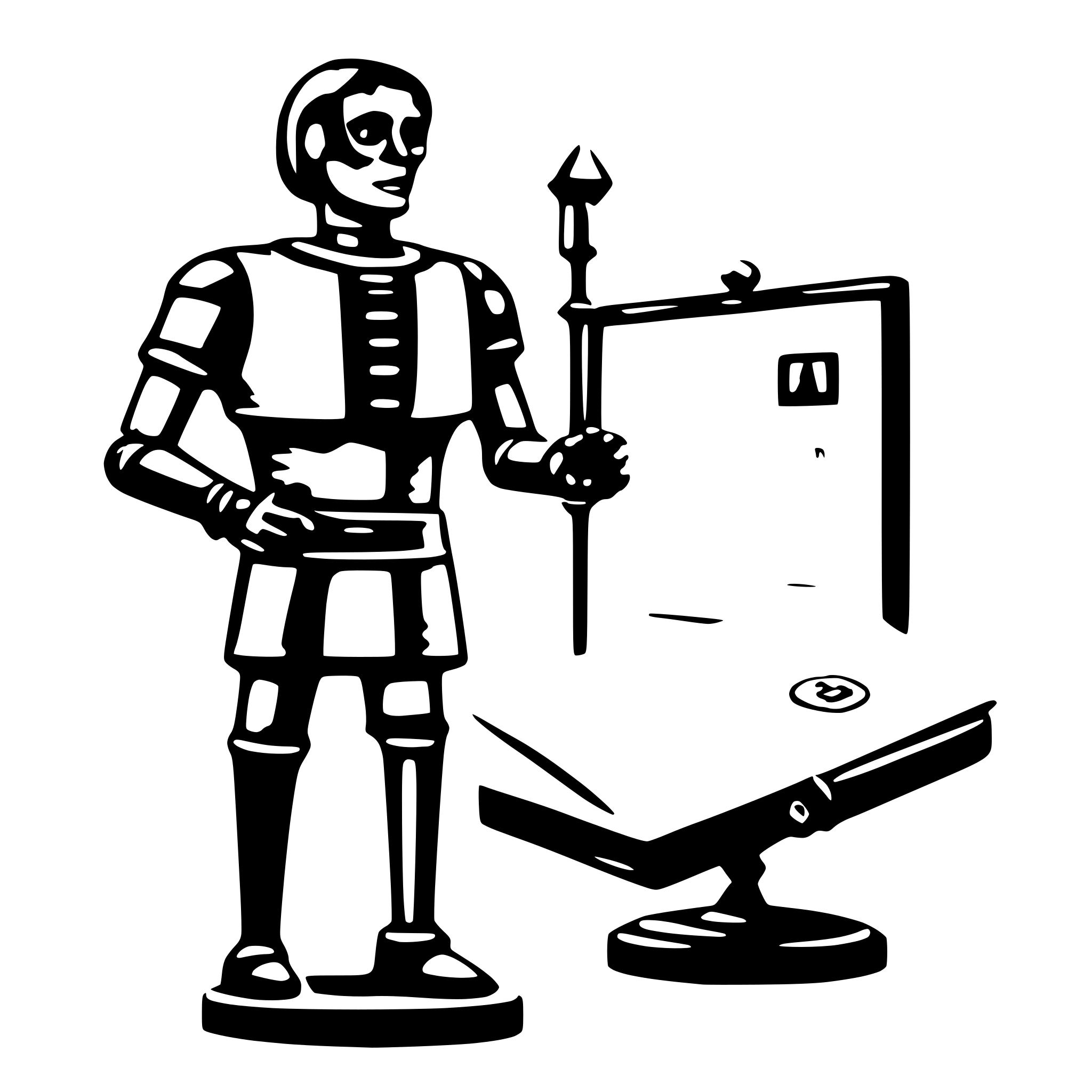 AI-generated SVG of 'AI legal contracts'