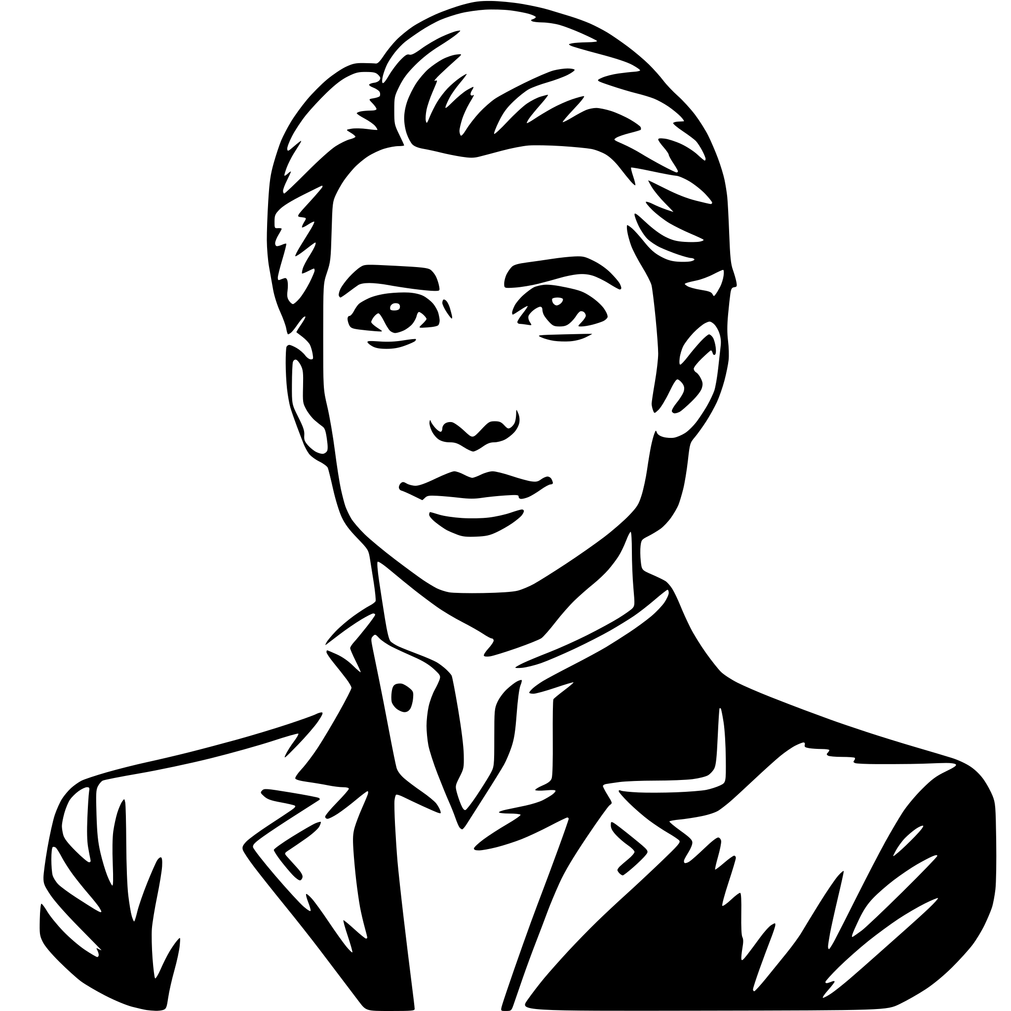 AI-generated SVG of 'cute young guy'
