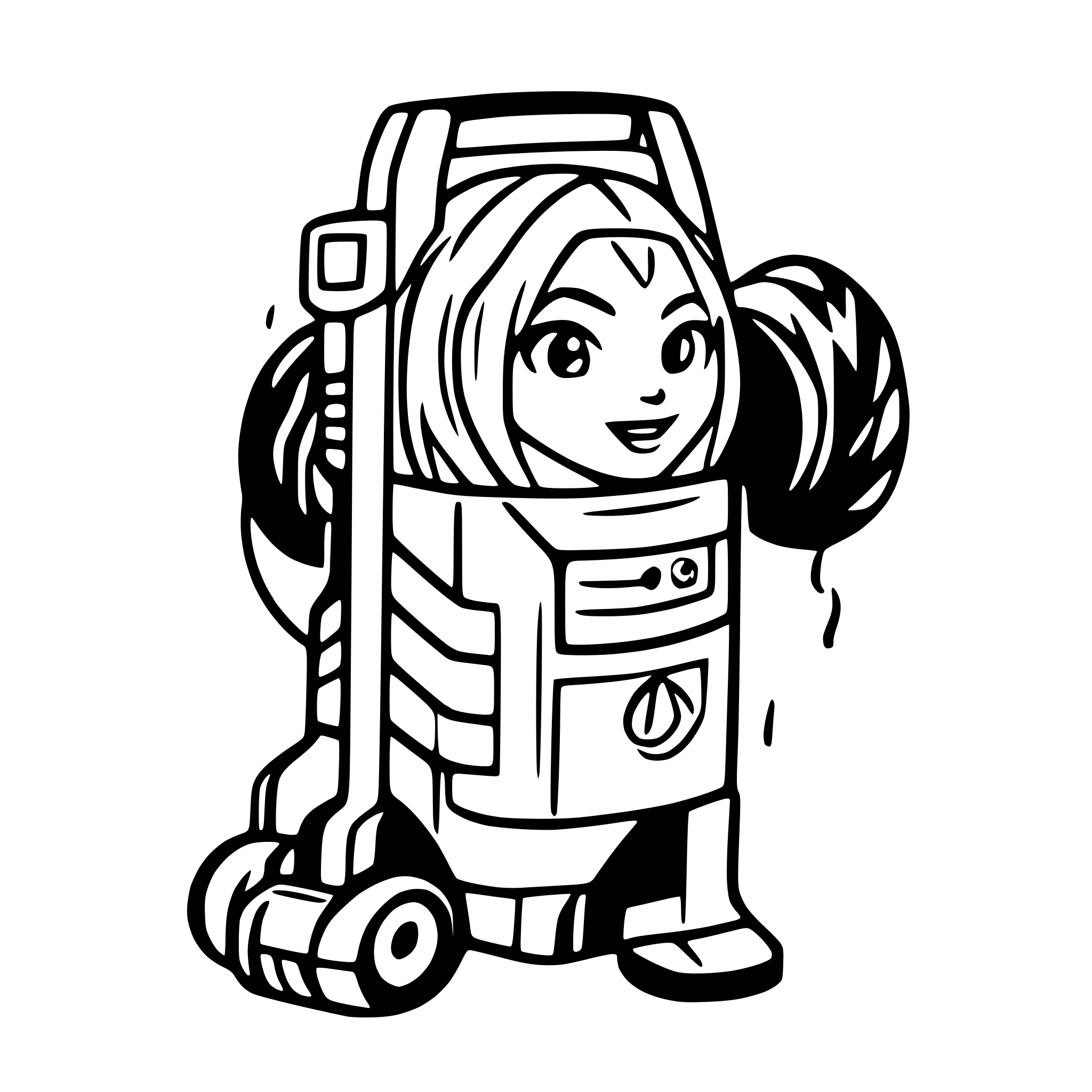 AI-generated SVG of a pressure washer