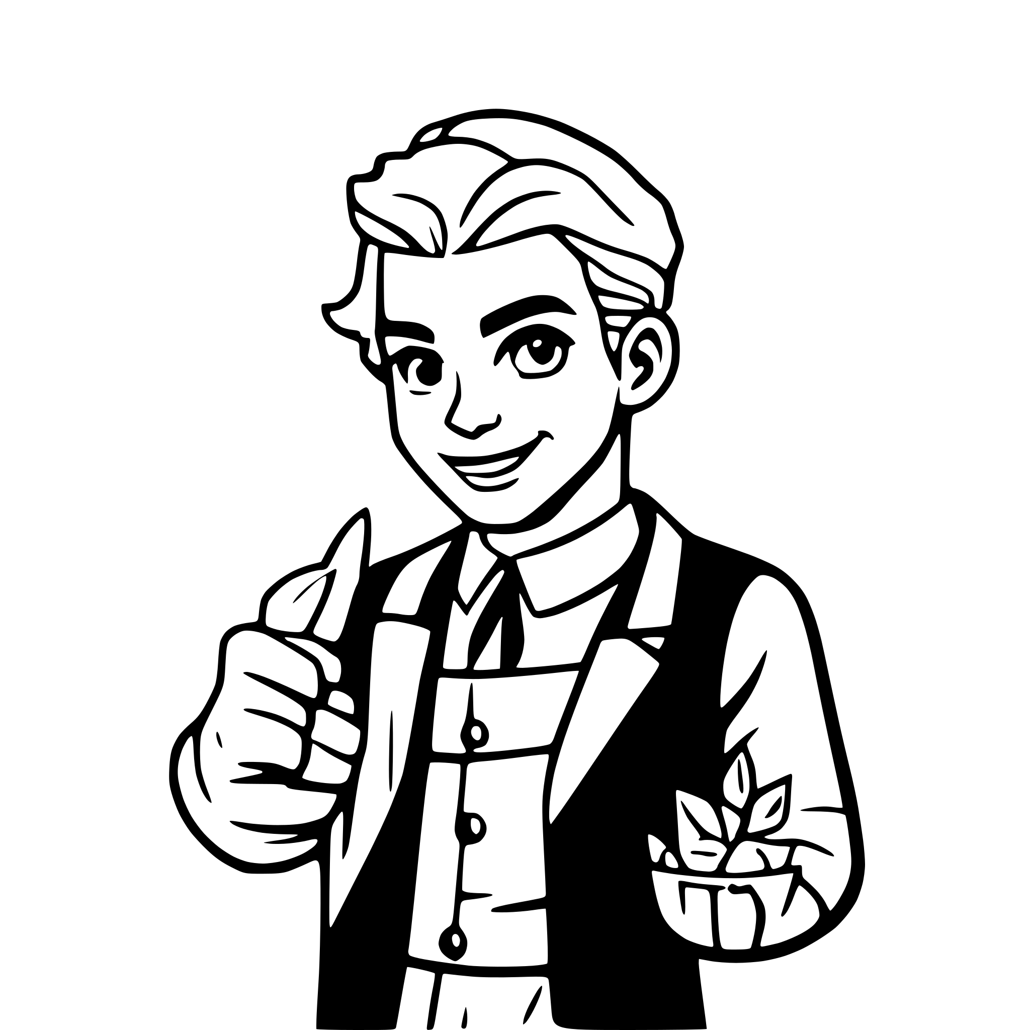 AI-generated SVG of a old timey rectangular logotype for Anders' Pickles