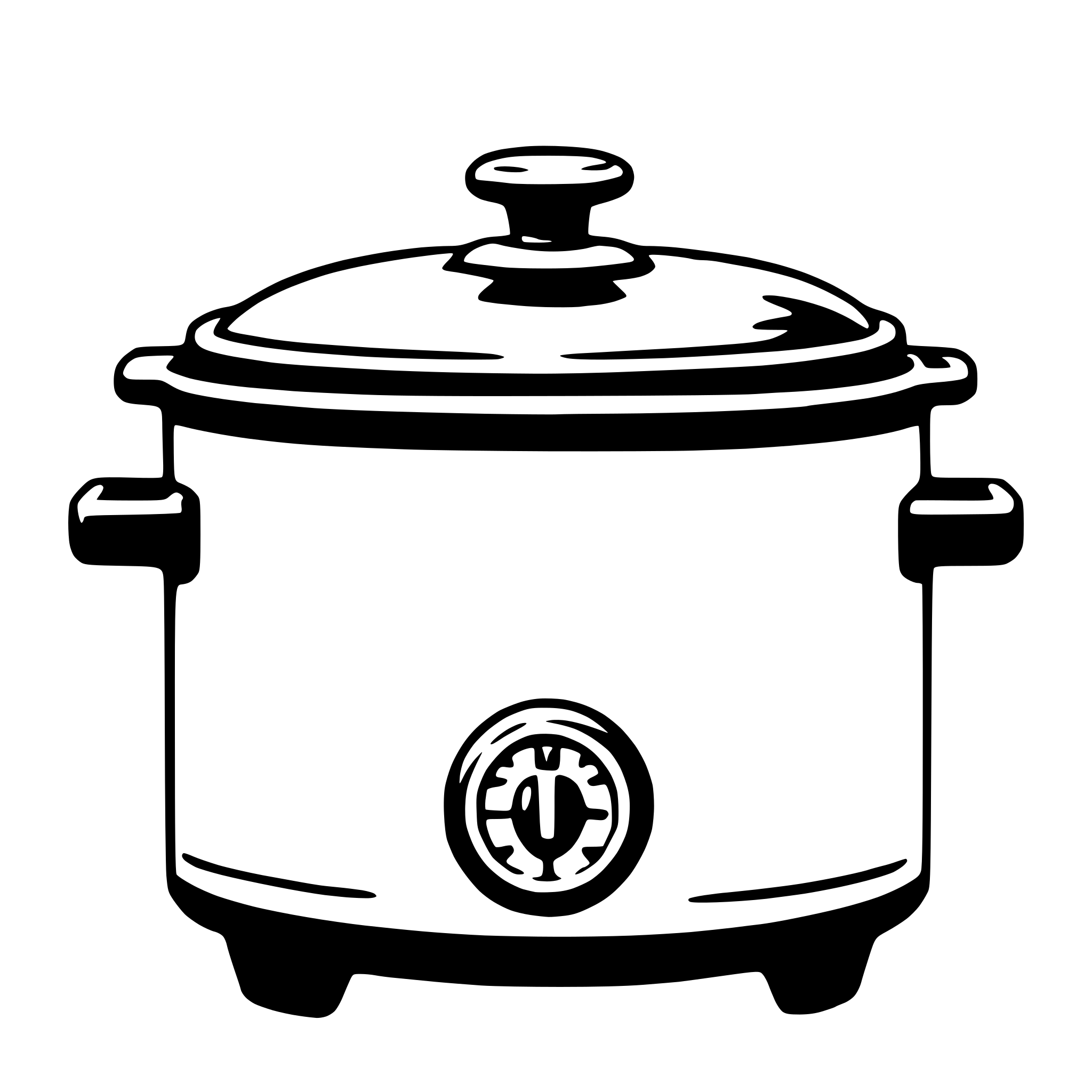 AI-generated SVG of a crockpot