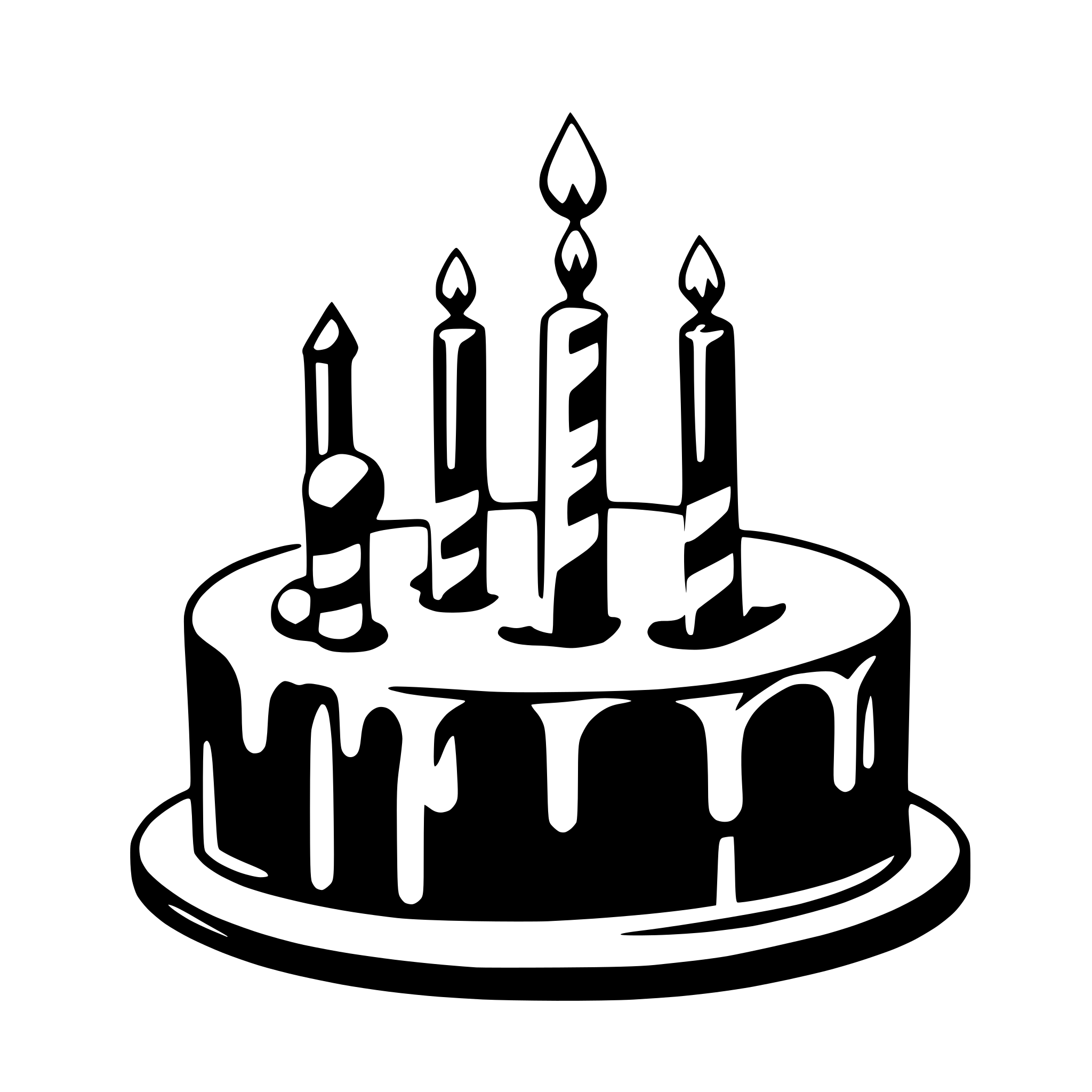 AI-generated SVG of a happy birthday