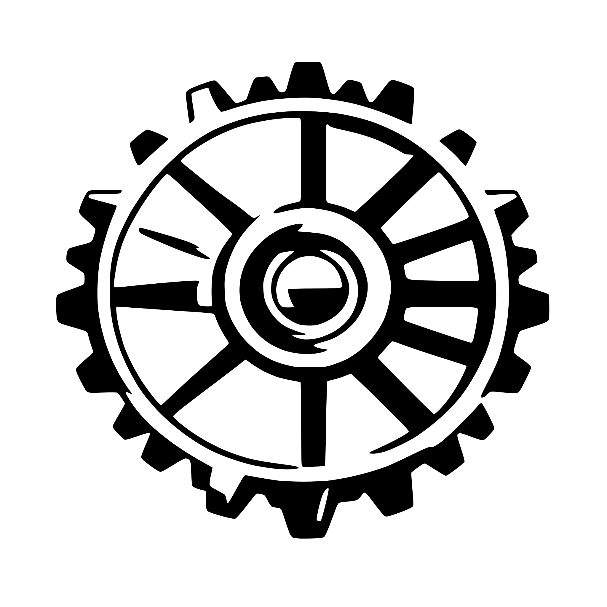AI-generated SVG of 'settings cog'