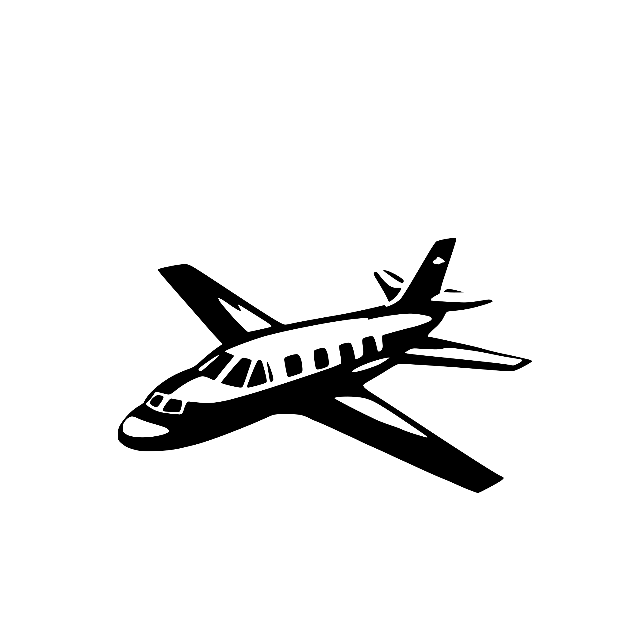 AI-generated SVG of a an airplane