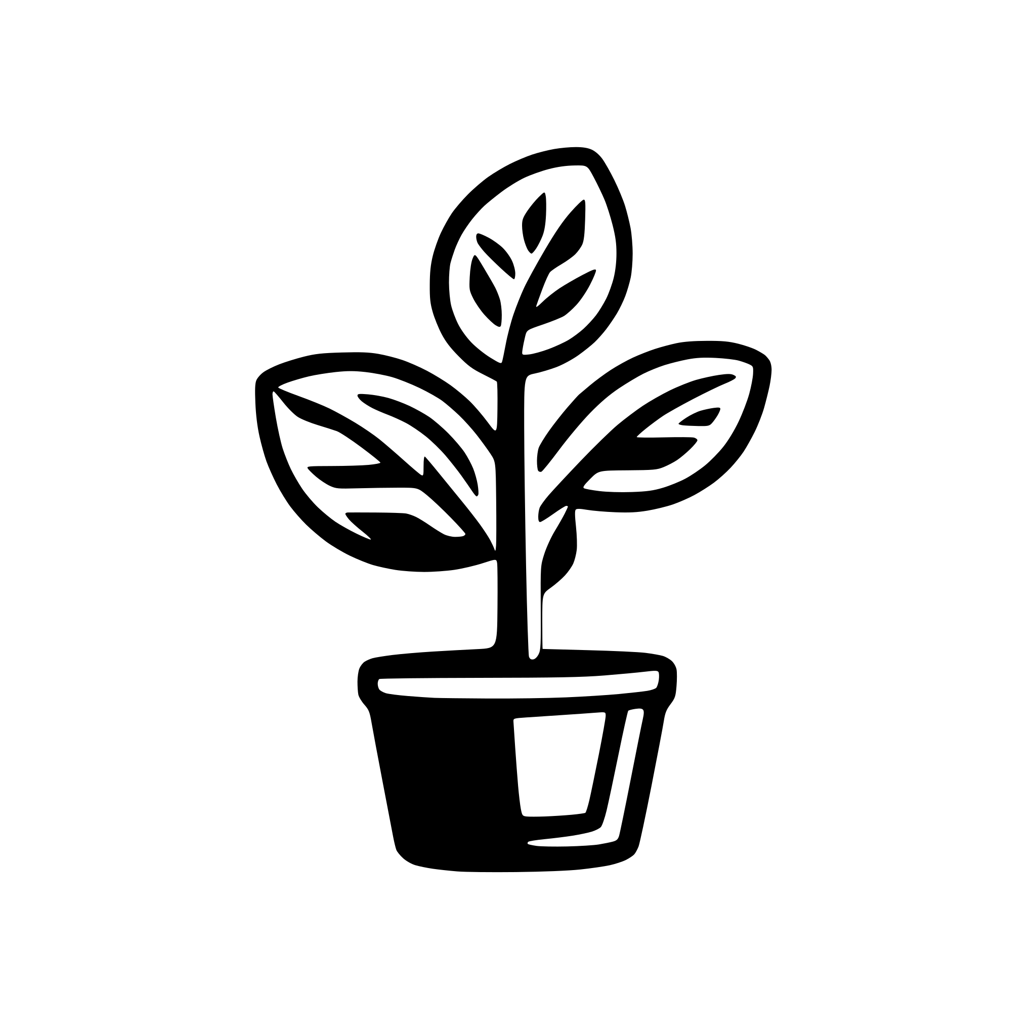 AI-generated SVG of a plant icon