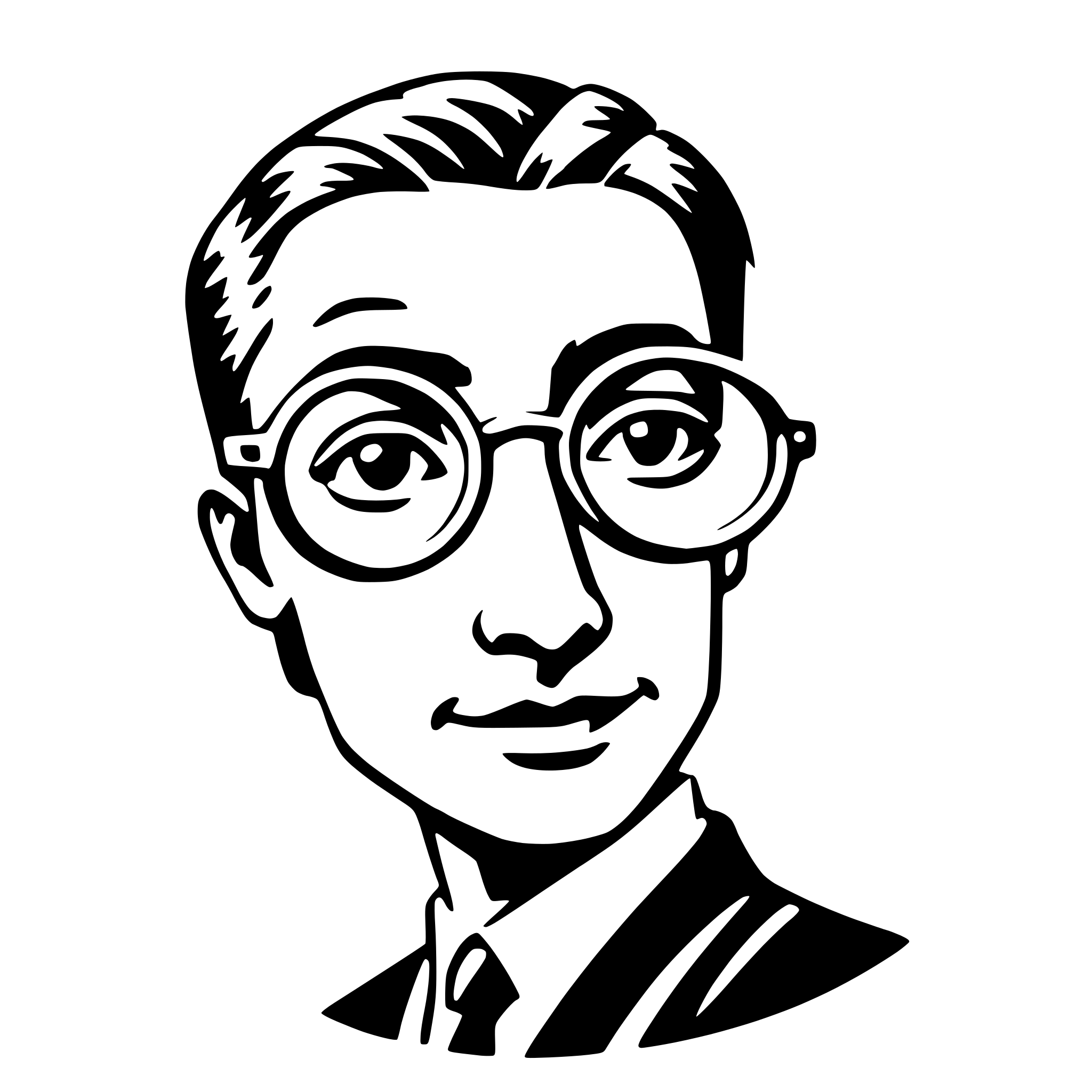 AI-generated SVG of a optician
