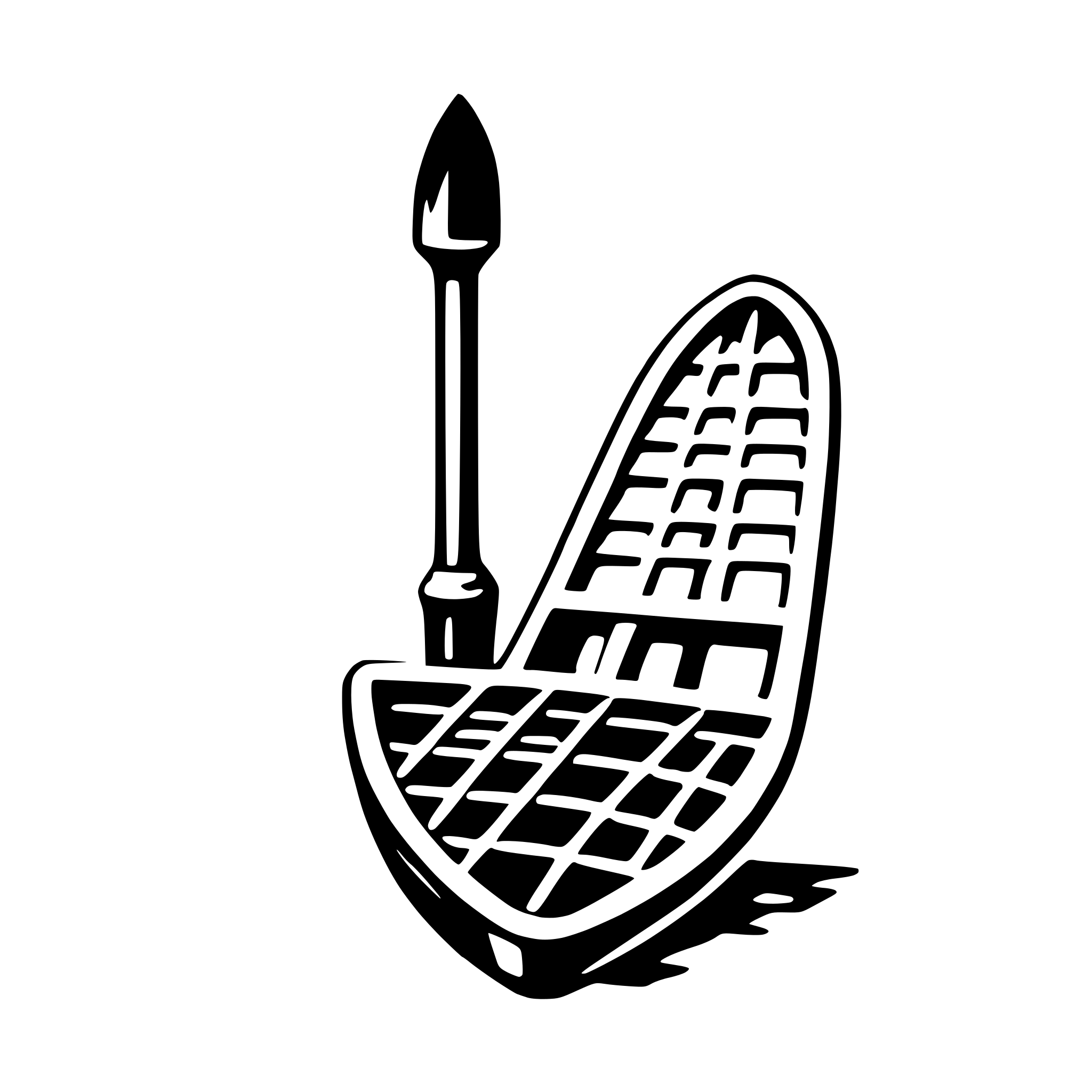 AI-generated SVG of a snowshoes