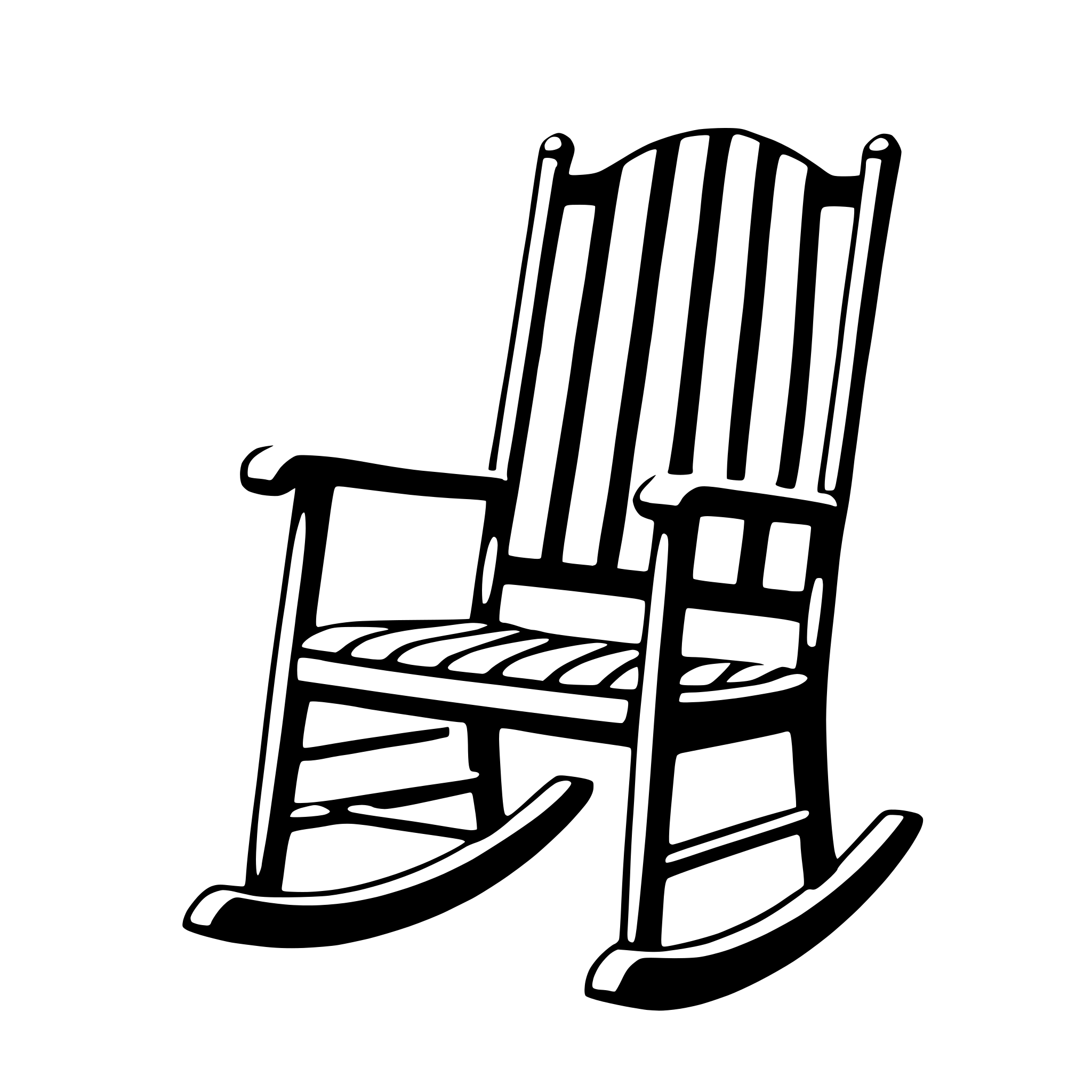 AI-generated SVG of 'rocking chair'
