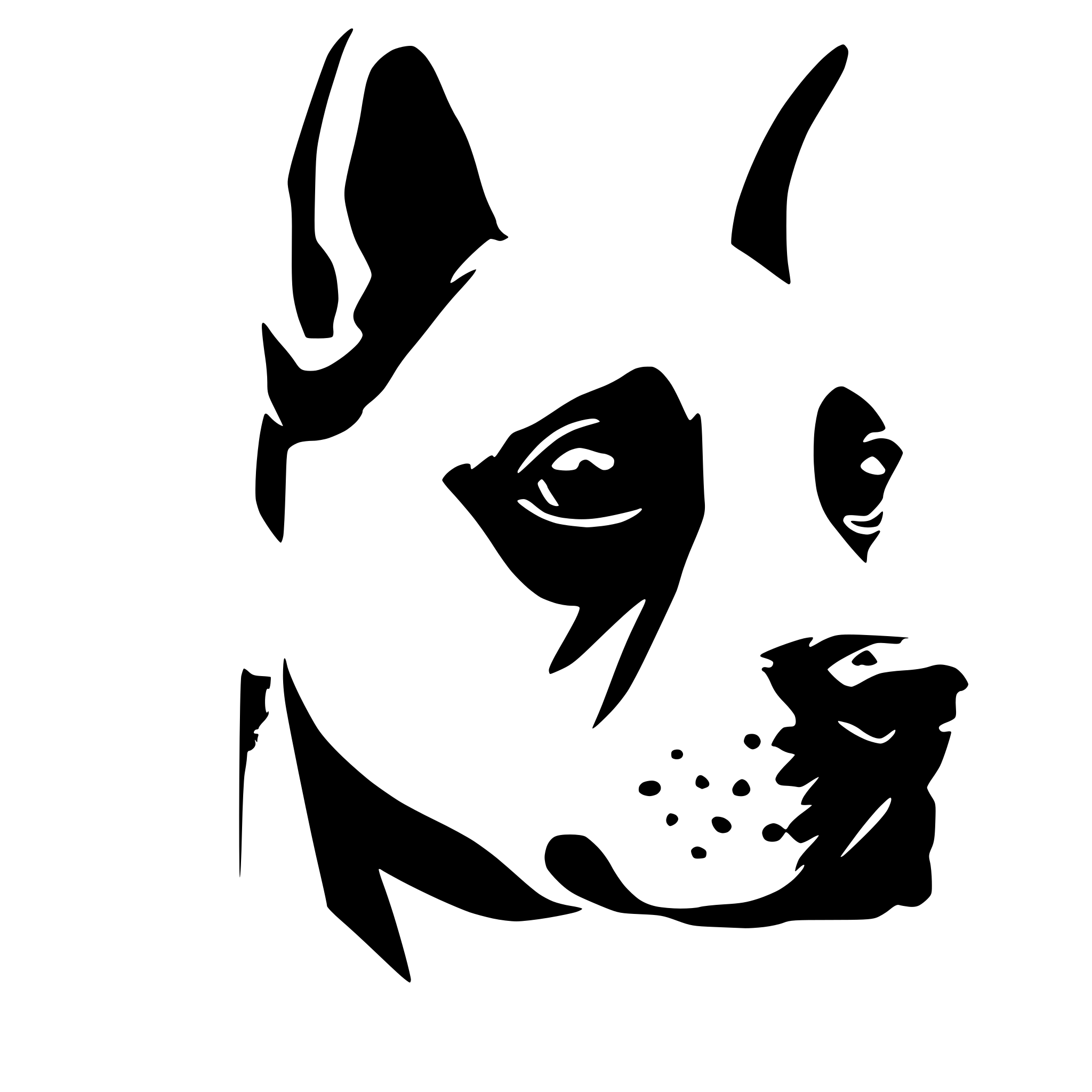 AI-generated SVG of 'French Bulldog low polygon'