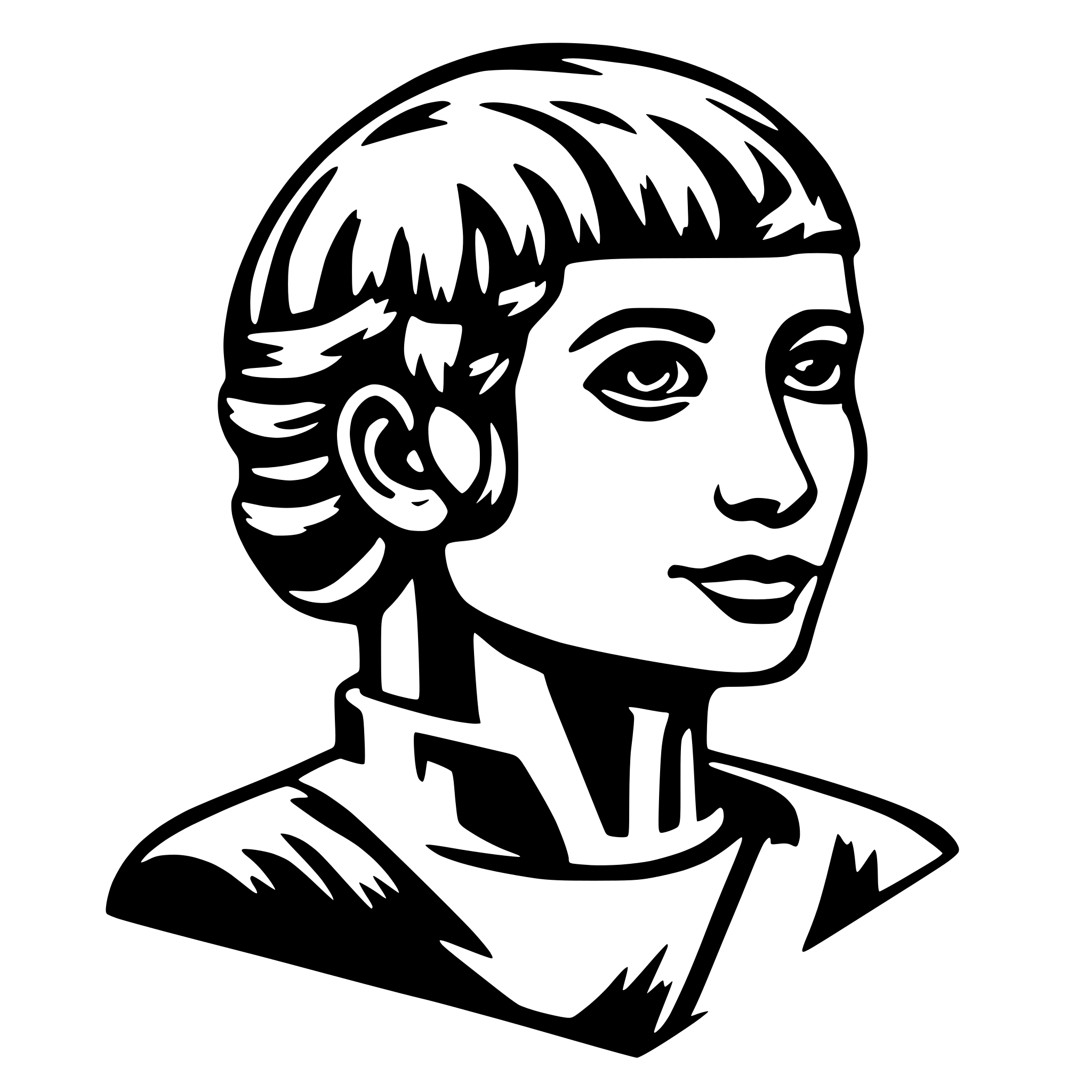 AI-generated SVG of 'ai content'