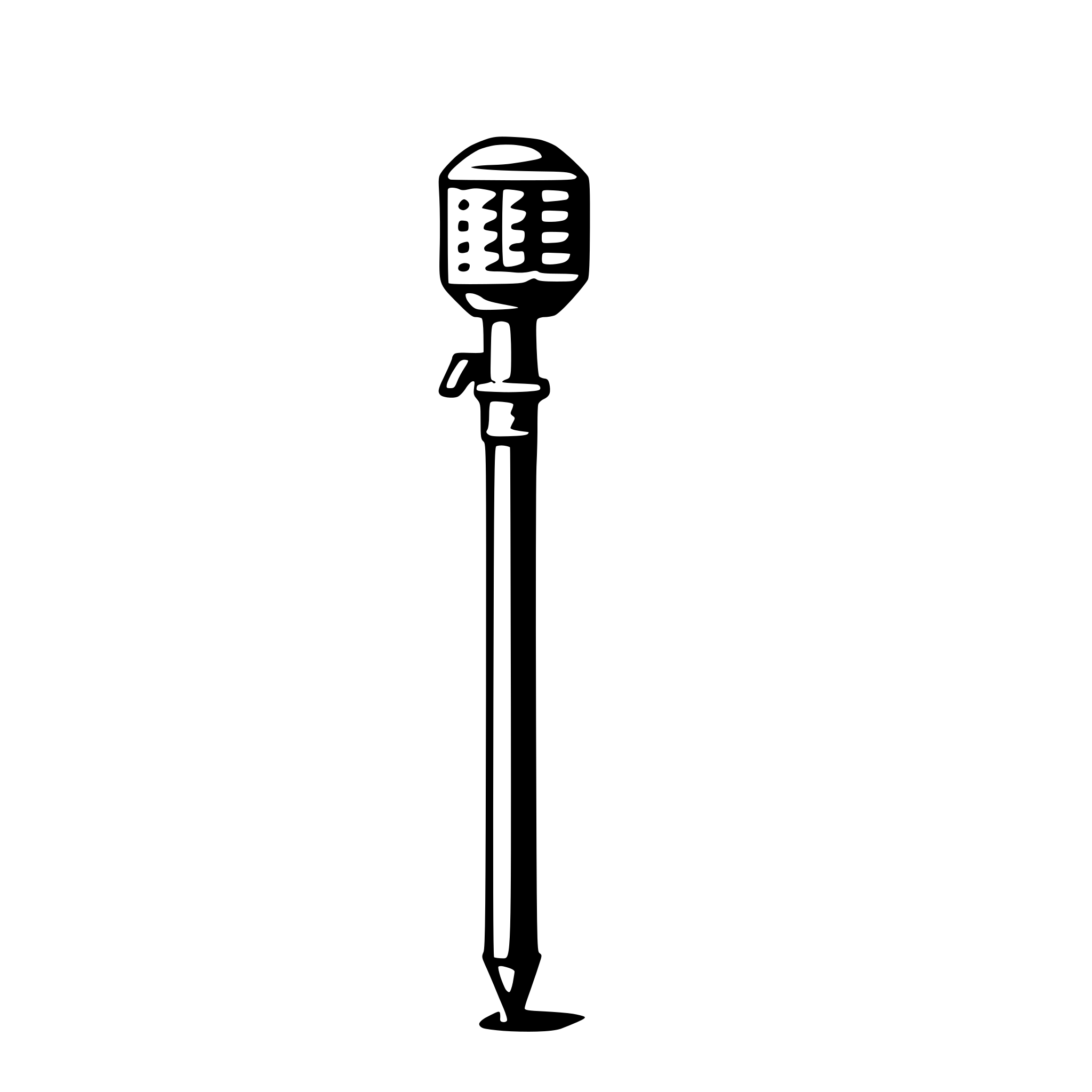 AI-generated SVG of a monopod