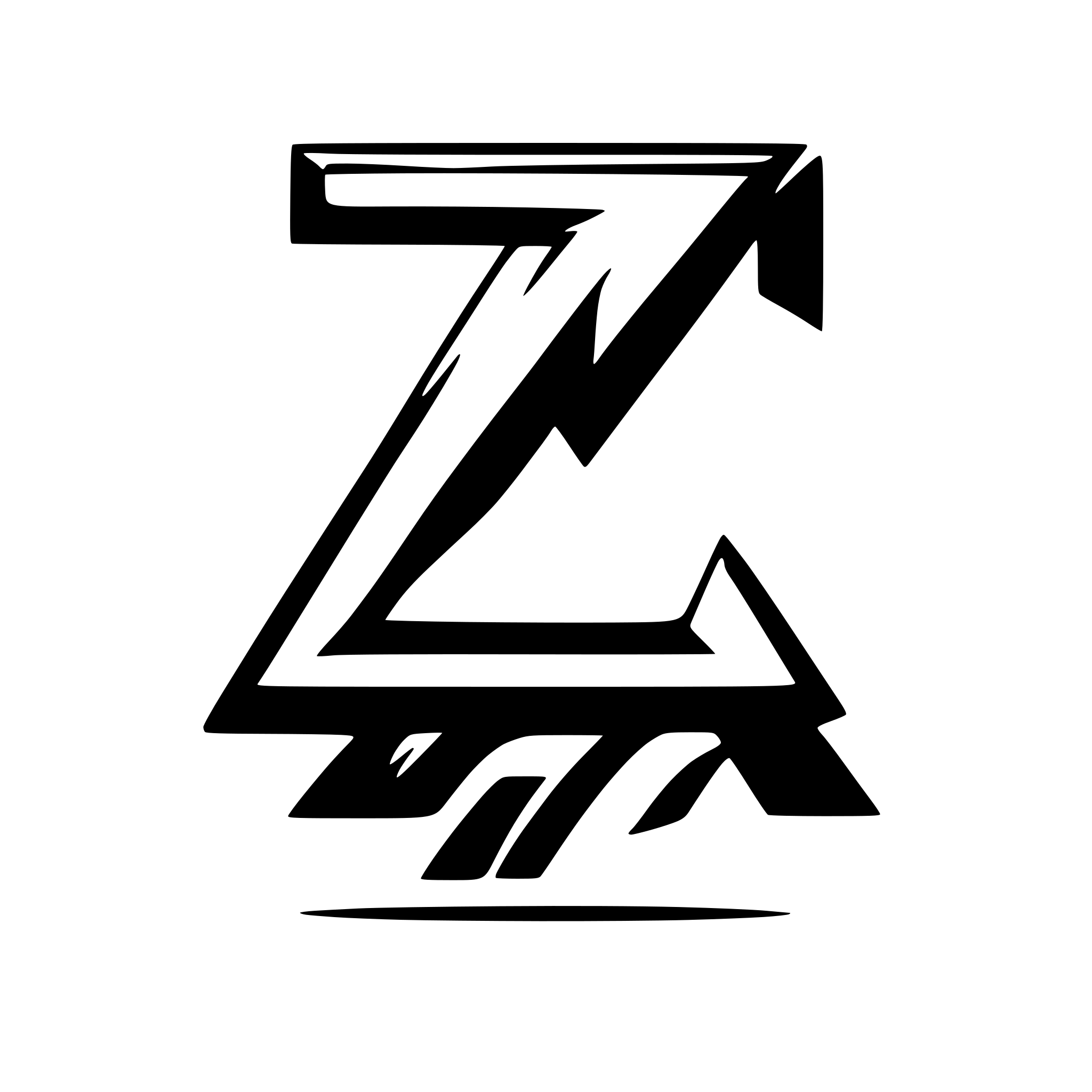 AI-generated SVG of a logo with the letters z and V in orange and blue