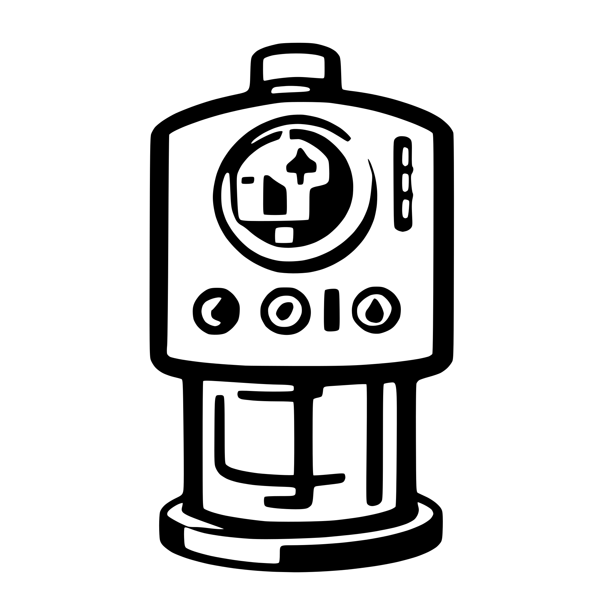 AI-generated SVG of a a scada icon for a pump