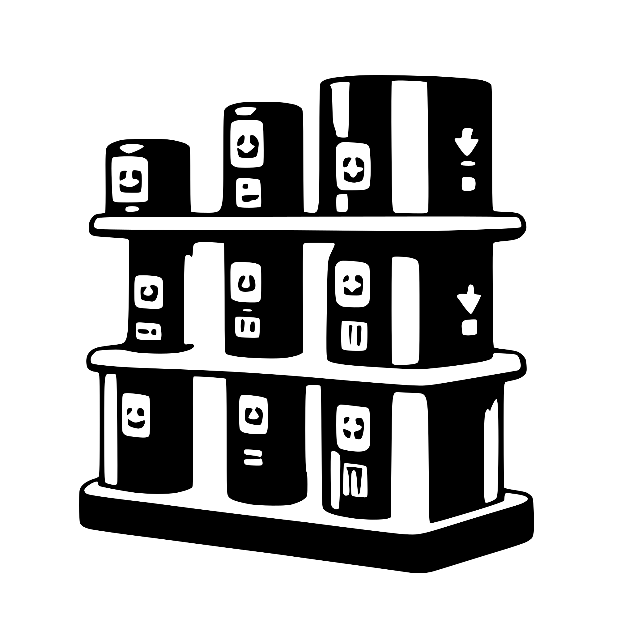AI-generated SVG of a battery shelves