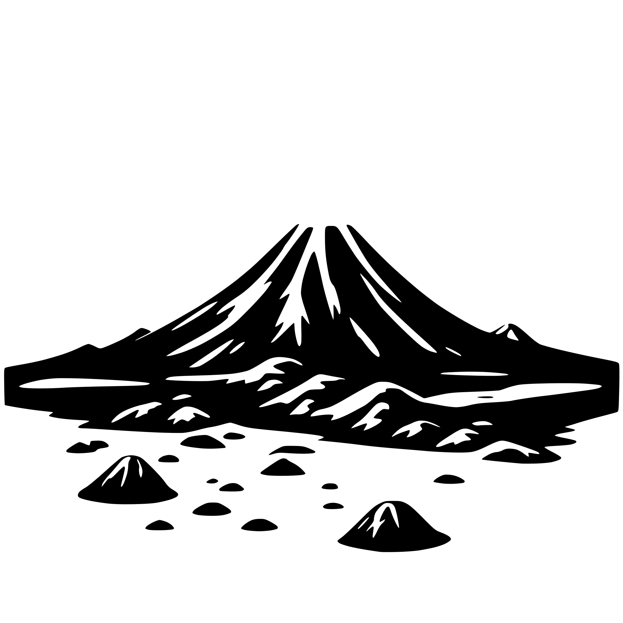AI-generated SVG of 'vulcano'