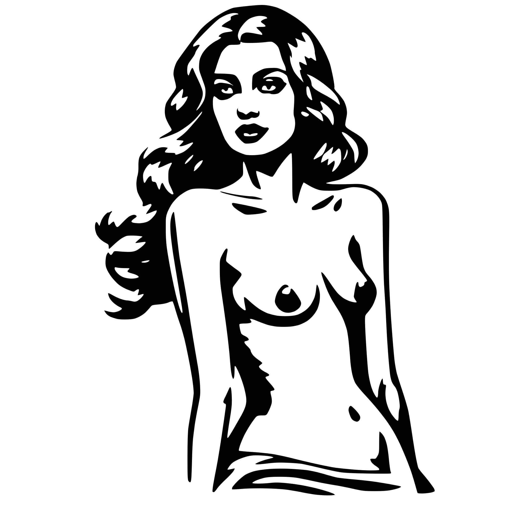 AI-generated SVG of 'nude woman'