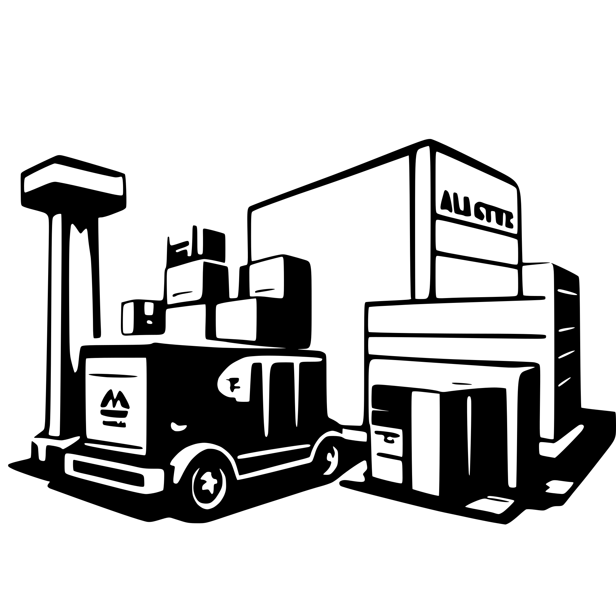 AI-generated SVG of a logistics, small size