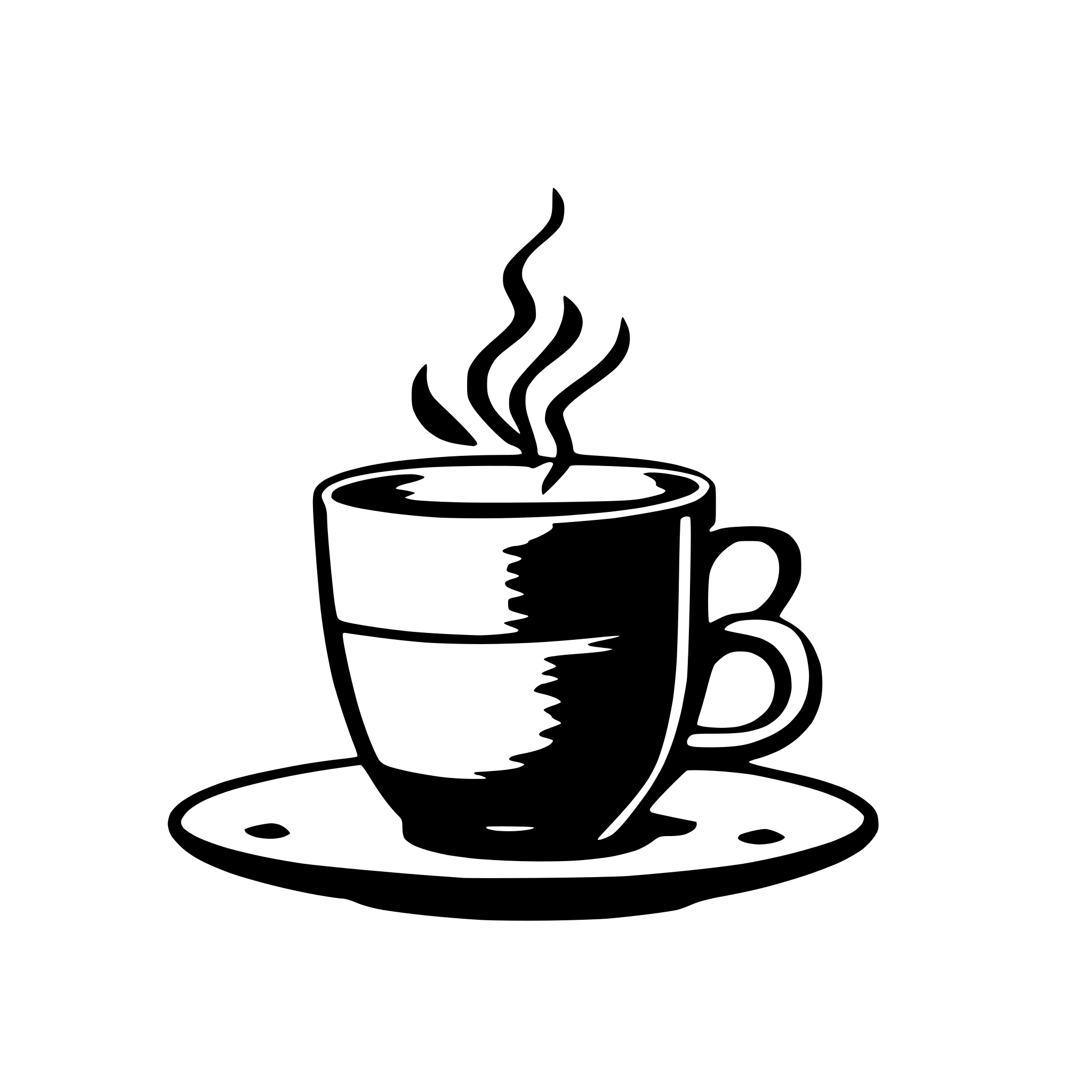 AI-generated SVG of a outline cup of coffee minimalizme