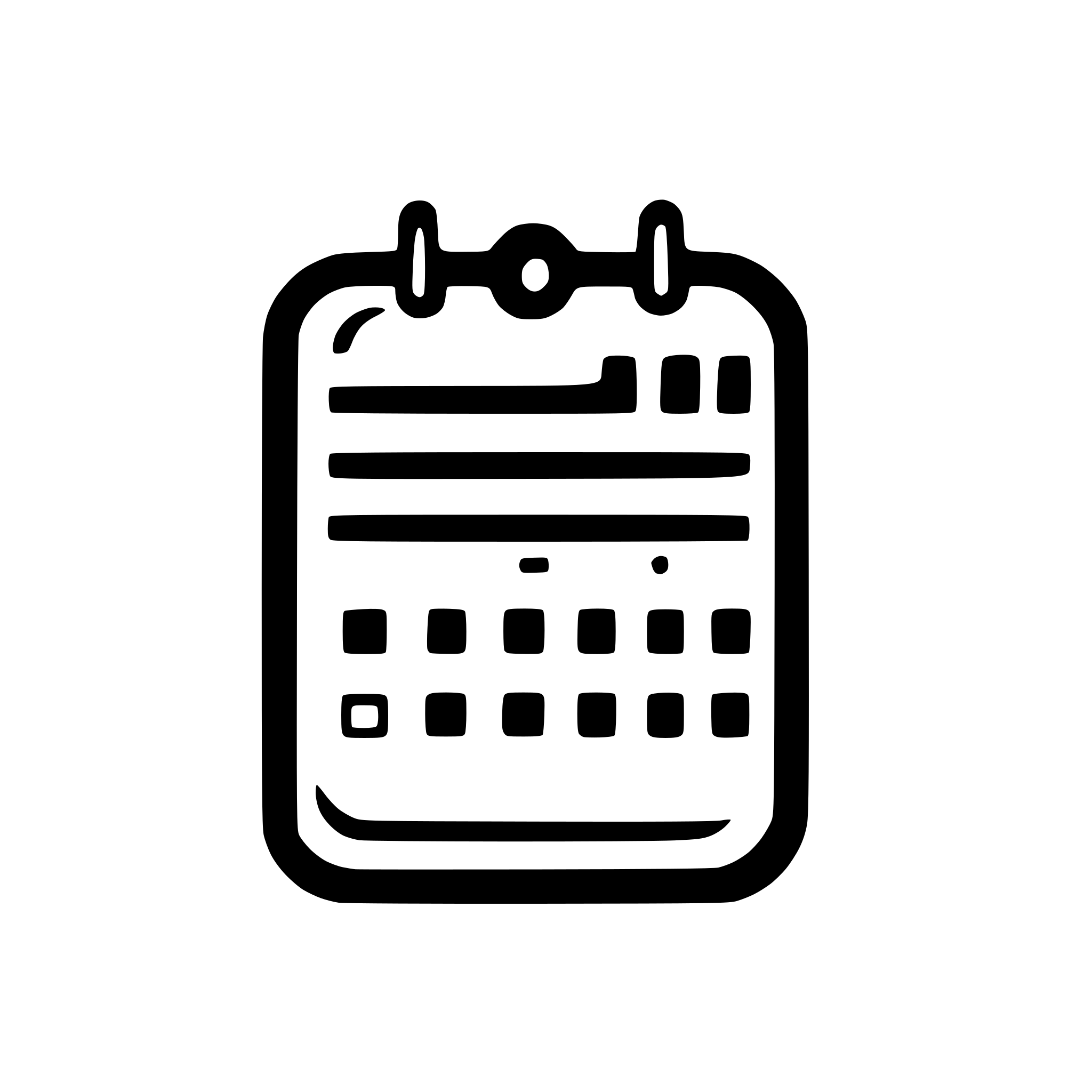 AI-generated SVG of a boooking app calendar  logo