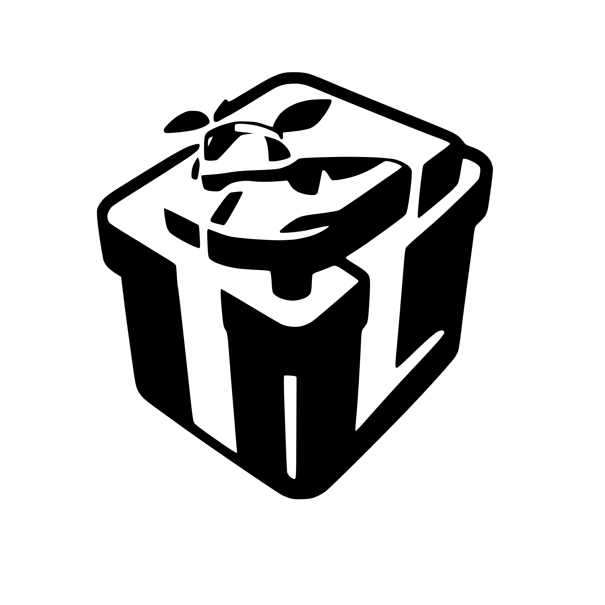 AI-generated SVG of a drone coming out of a box